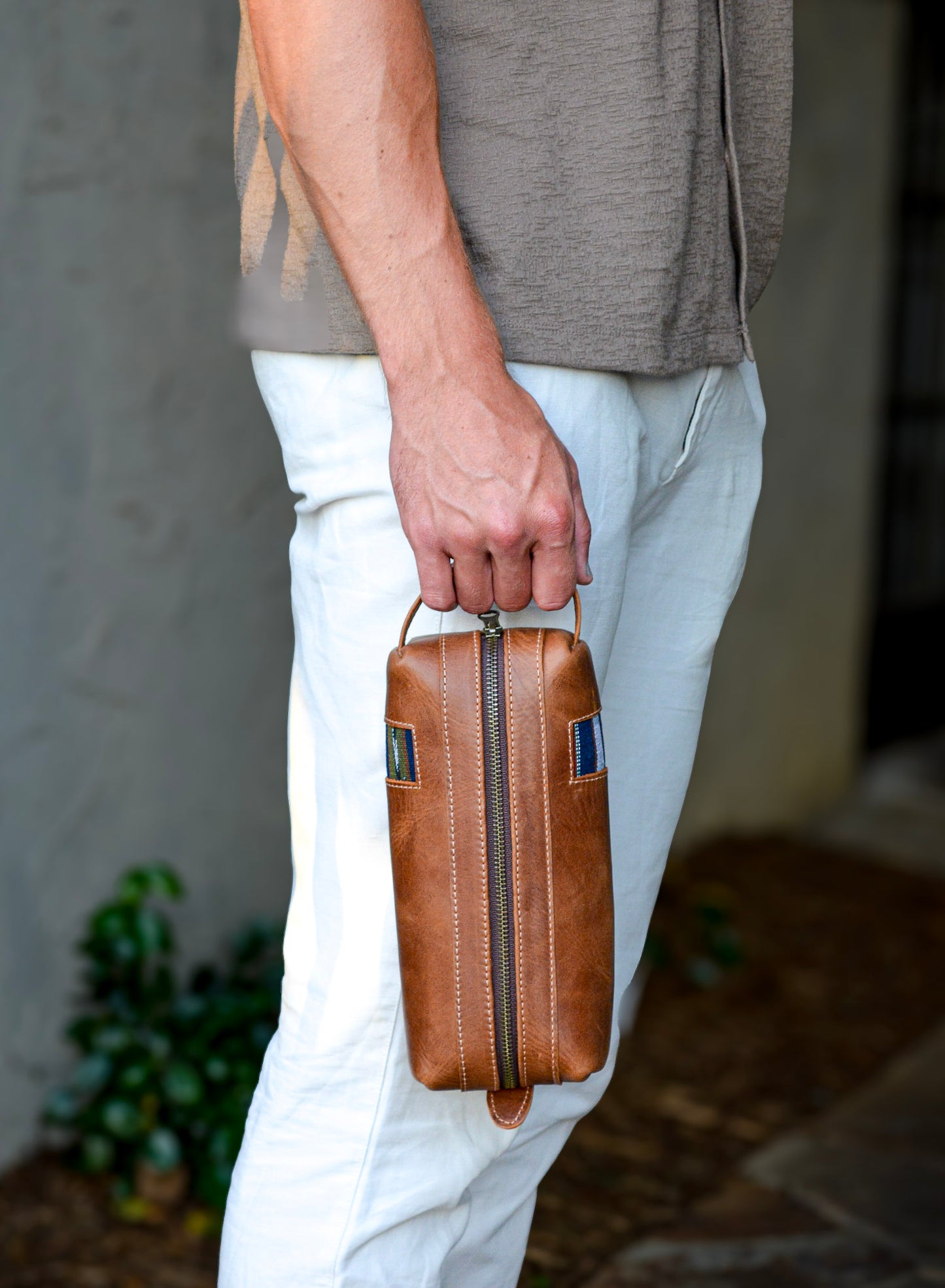 The del Campo Men’s Small Leather Tote