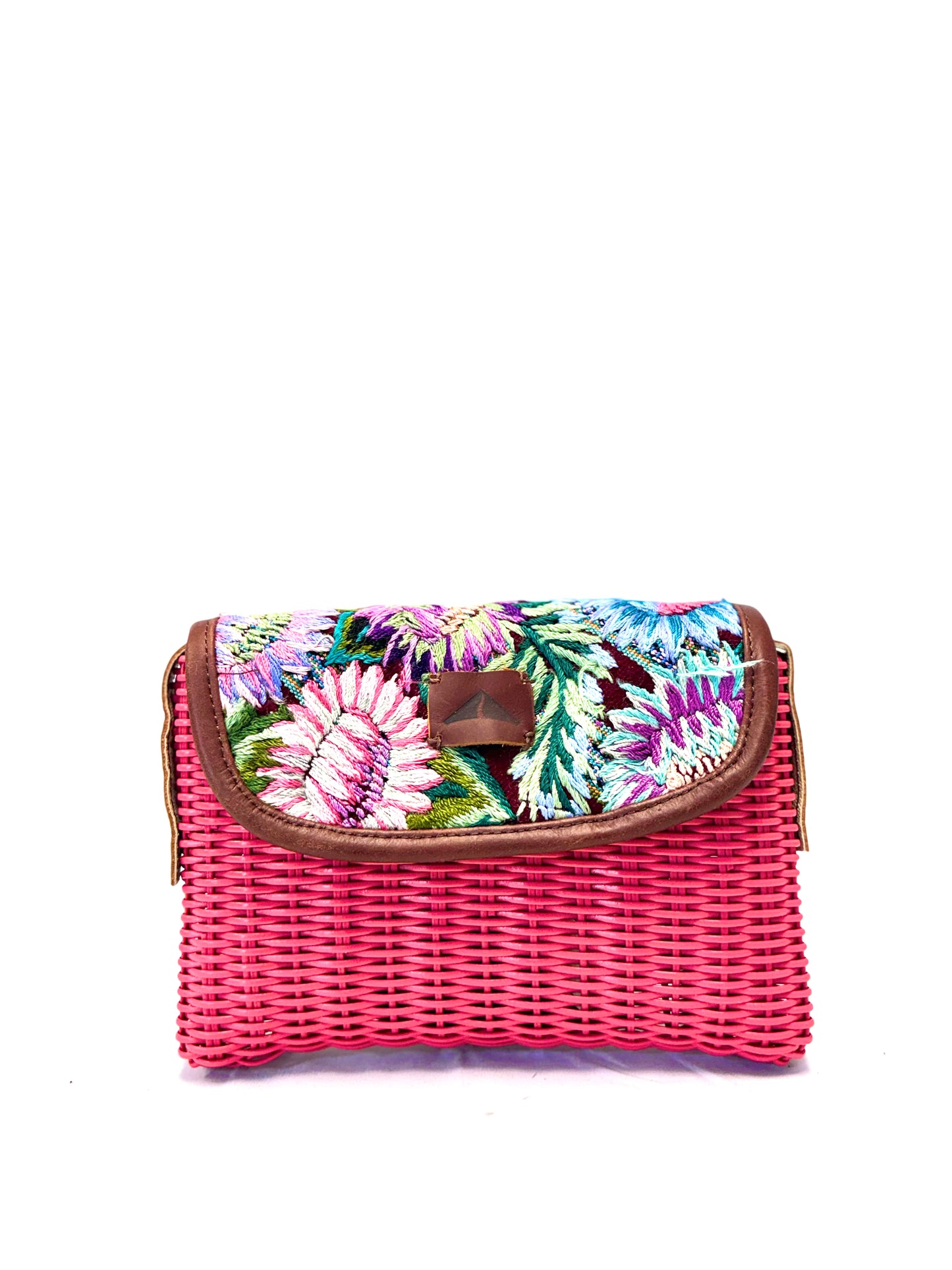 Woven Beach Collection - Magenta - Mini w/ Fabric