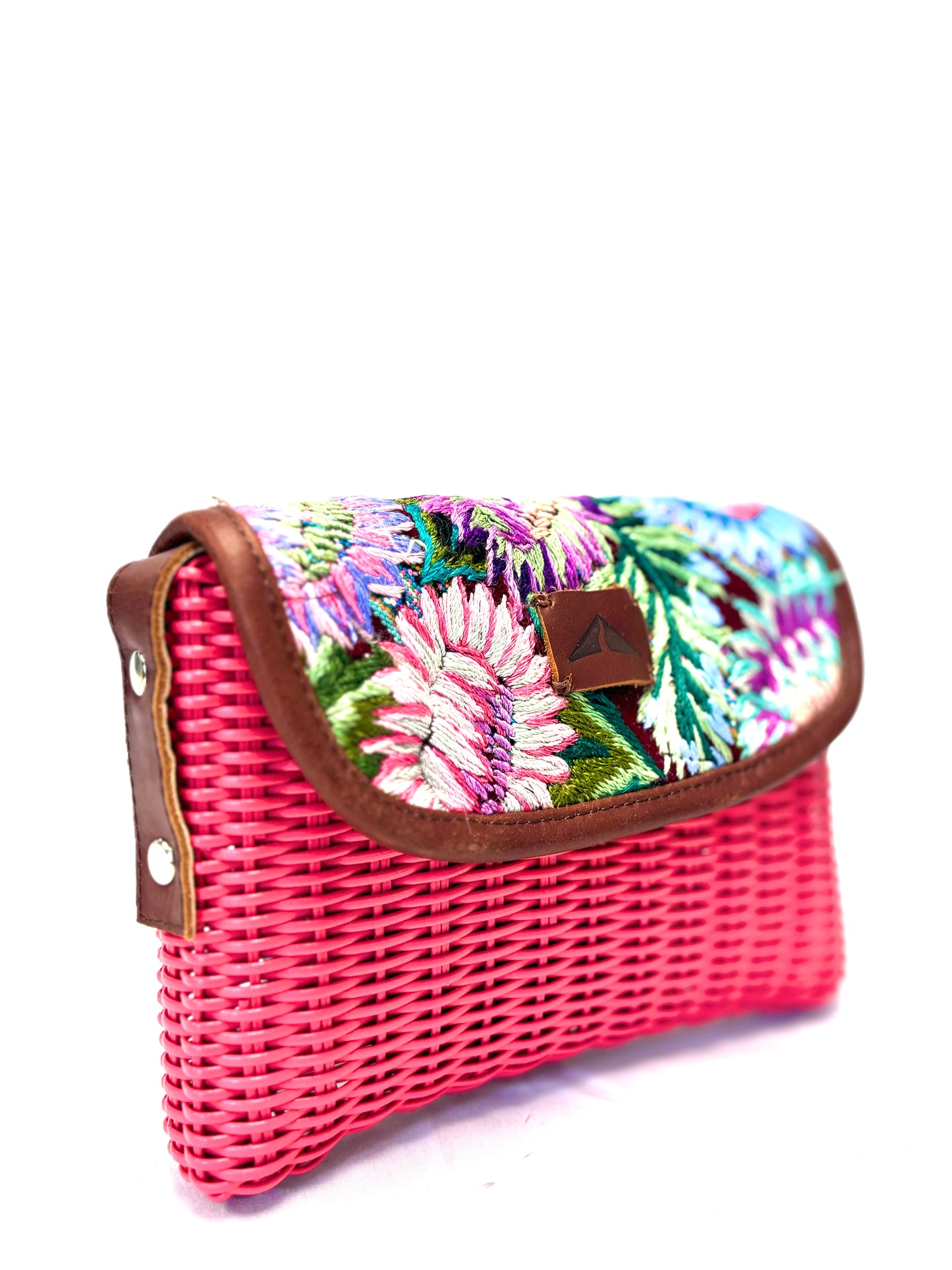 Woven Beach Collection - Magenta - Mini w/ Fabric