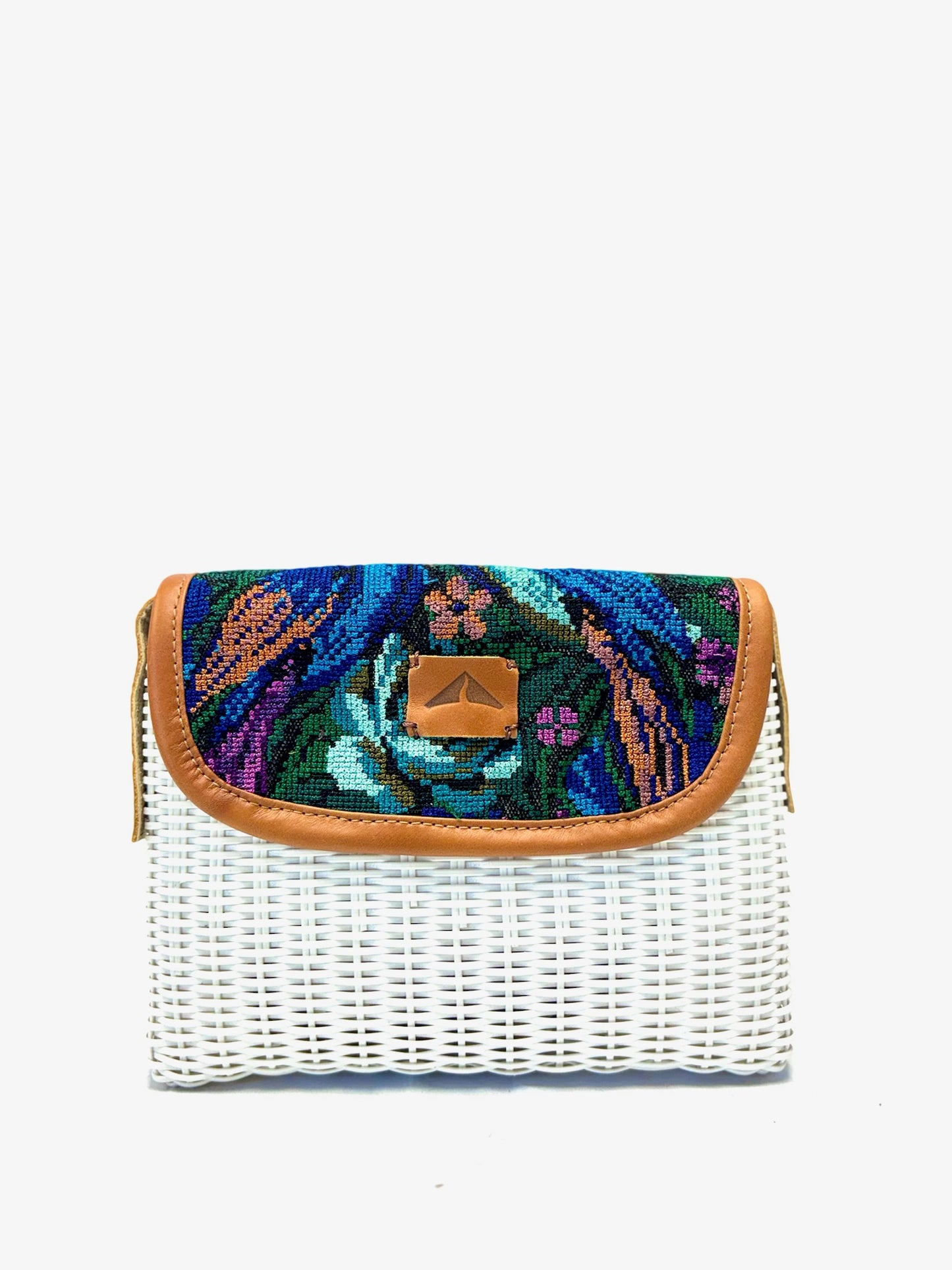 Woven Beach Collection - Crisp White - Mini w/ Fabric