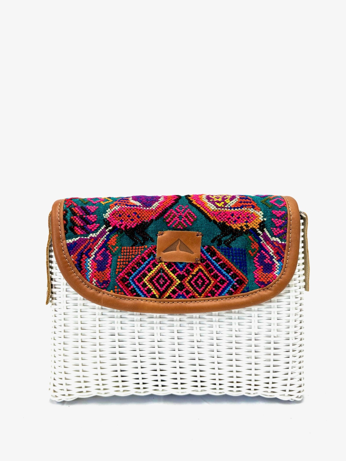 Woven Beach Collection - Crisp White - Mini w/ Fabric