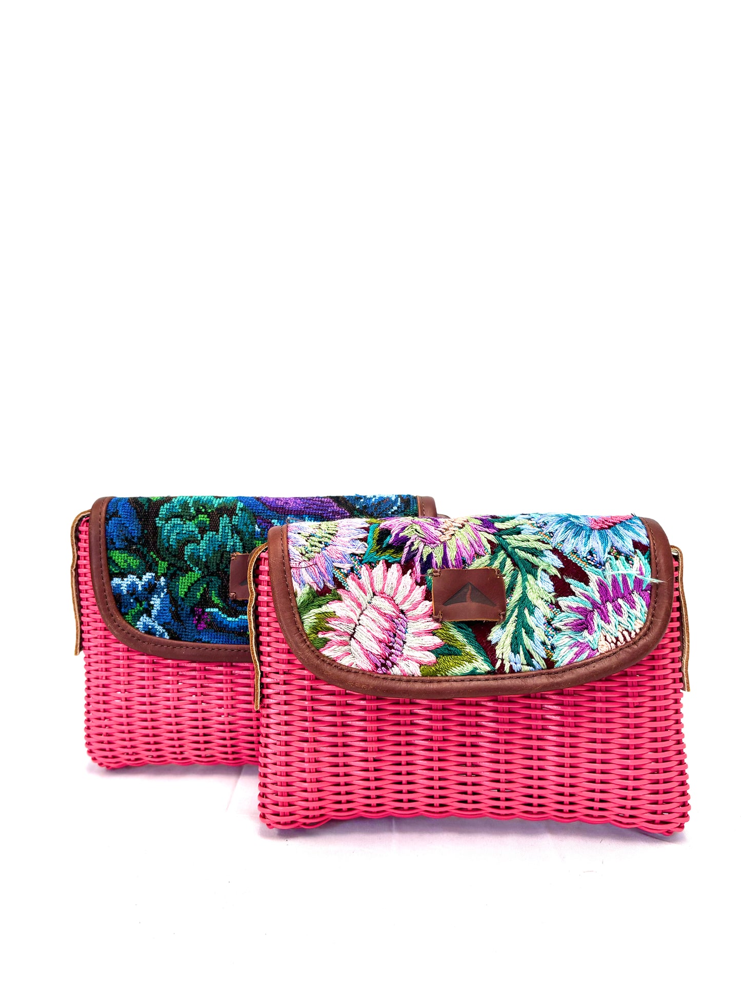 Woven Beach Collection - Magenta - Mini w/ Fabric