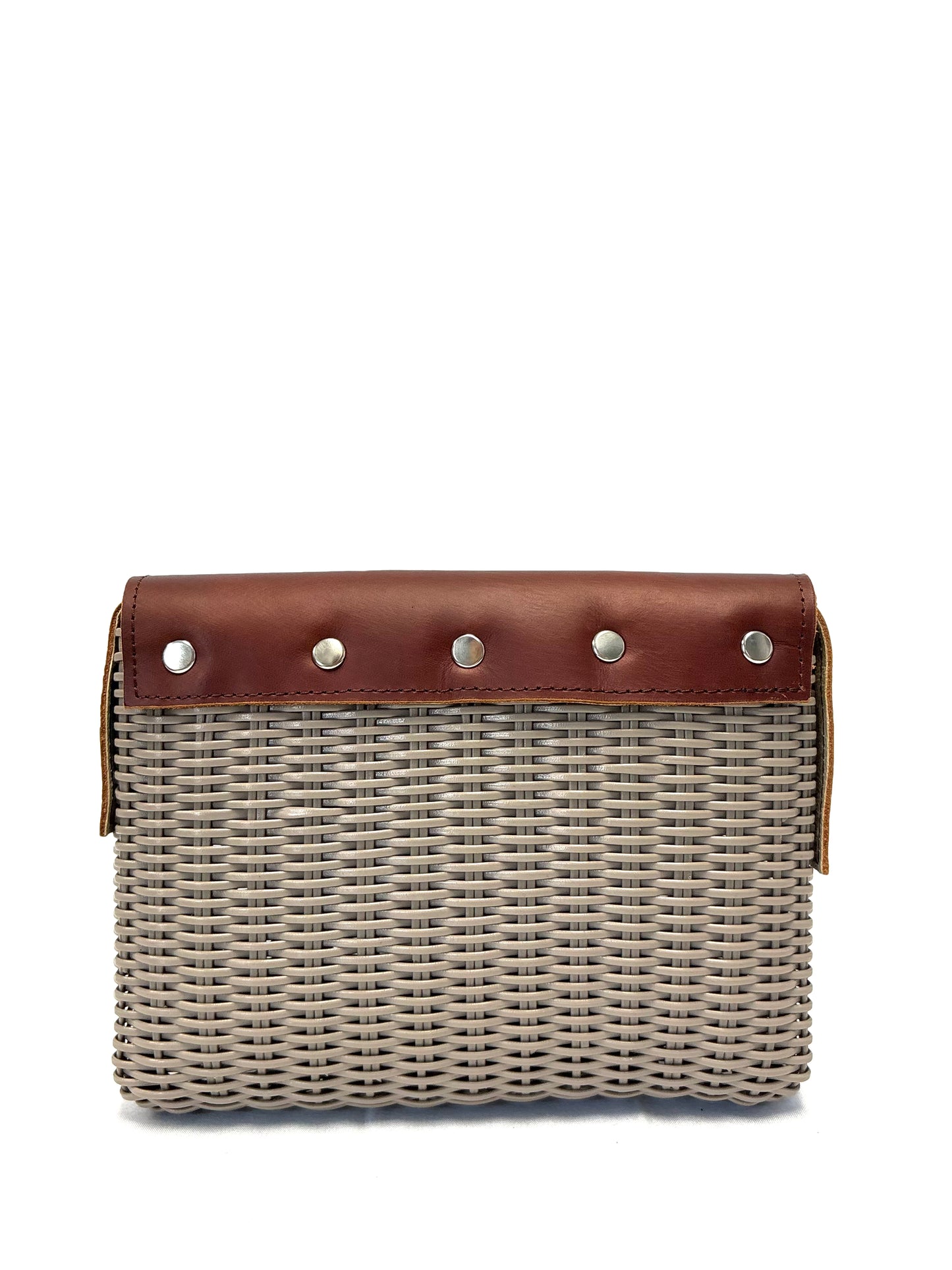 Woven Beach Collection - Mini w/ Mocha Leather Accent