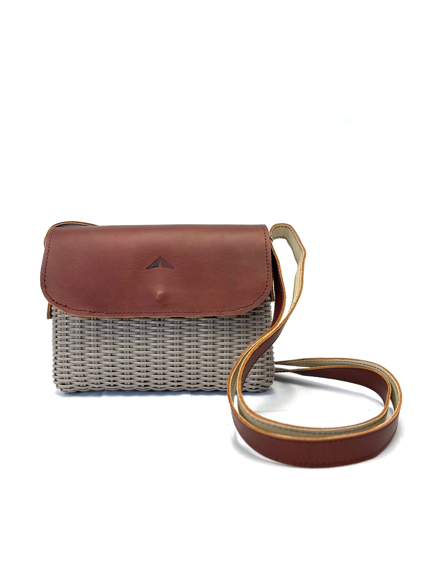 Woven Beach Collection - Mini w/ Mocha Leather Accent