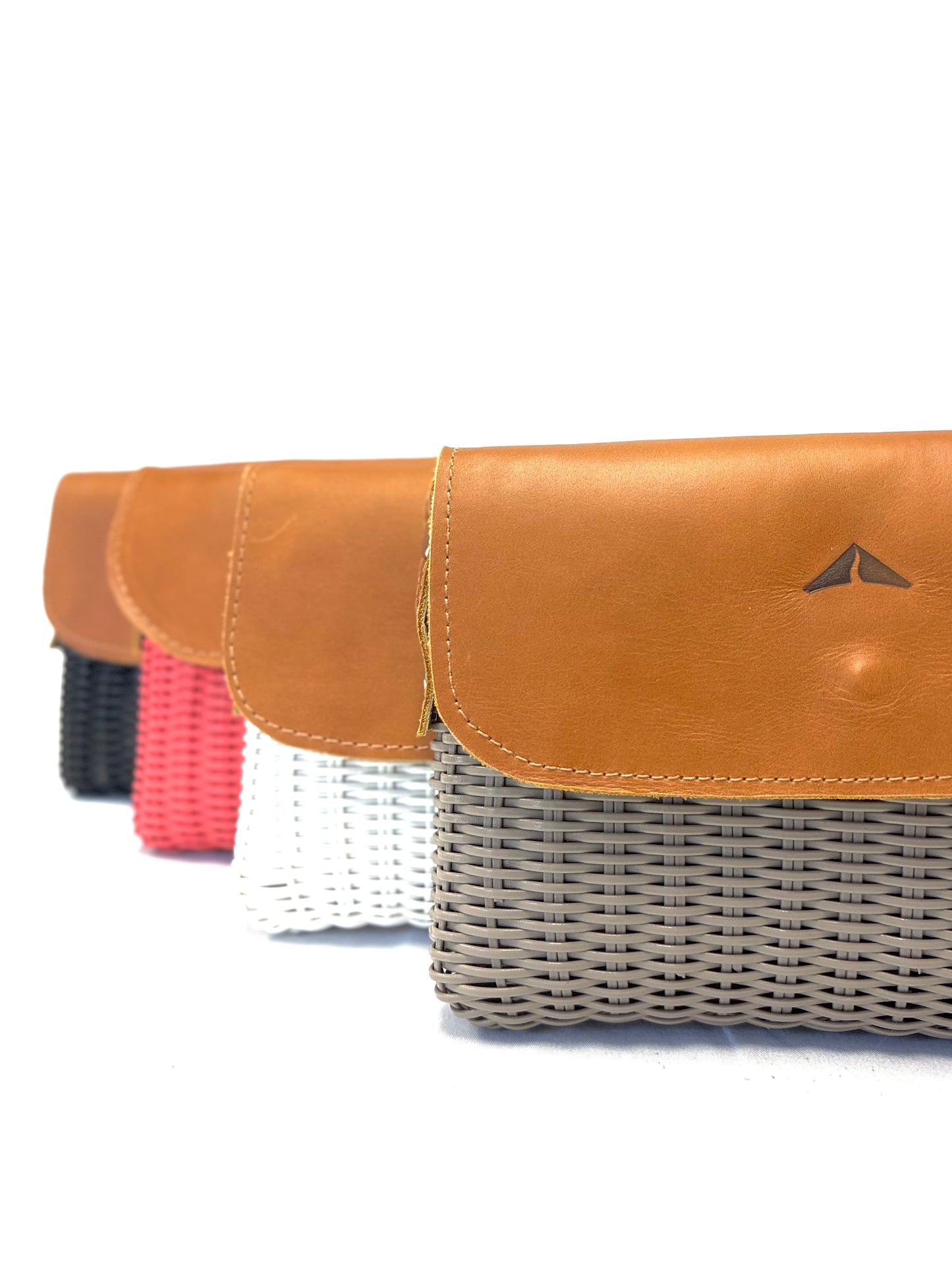 Woven Beach Collection - Mini w/ Sandalwood Leather Accent