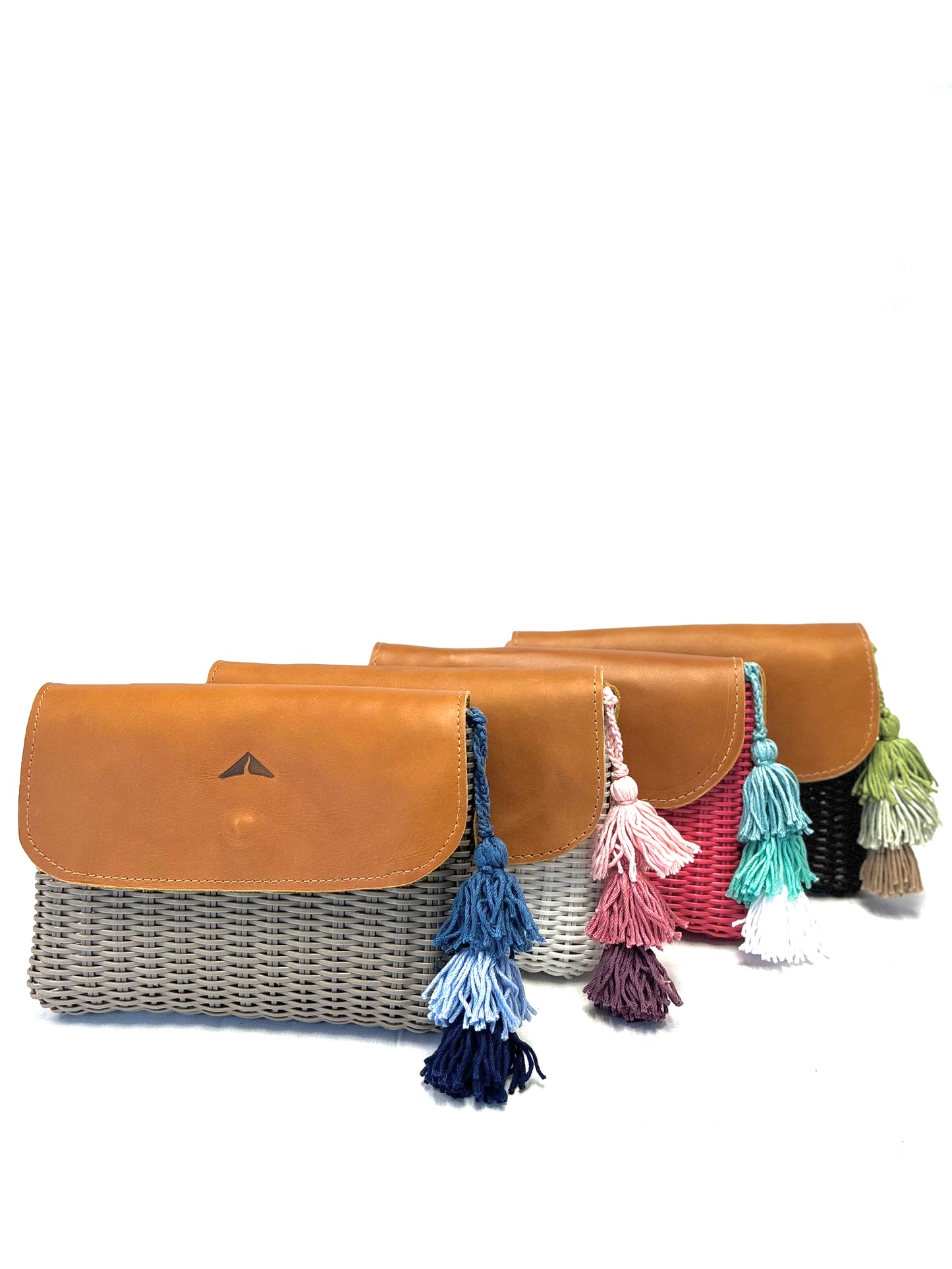 Woven Beach Collection - Mini w/ Sandalwood Leather Accent
