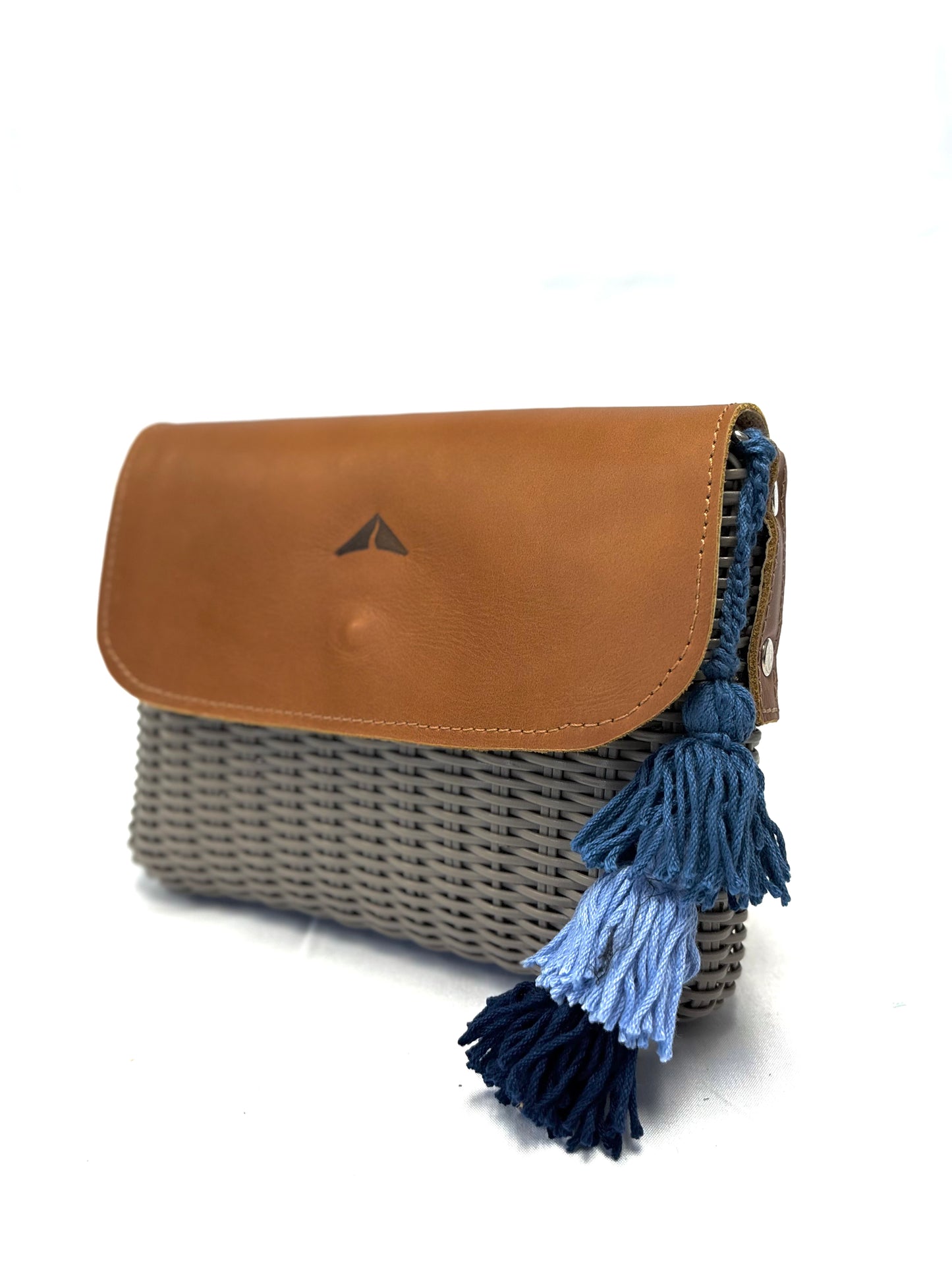 Woven Beach Collection - Mini w/ Sandalwood Leather Accent