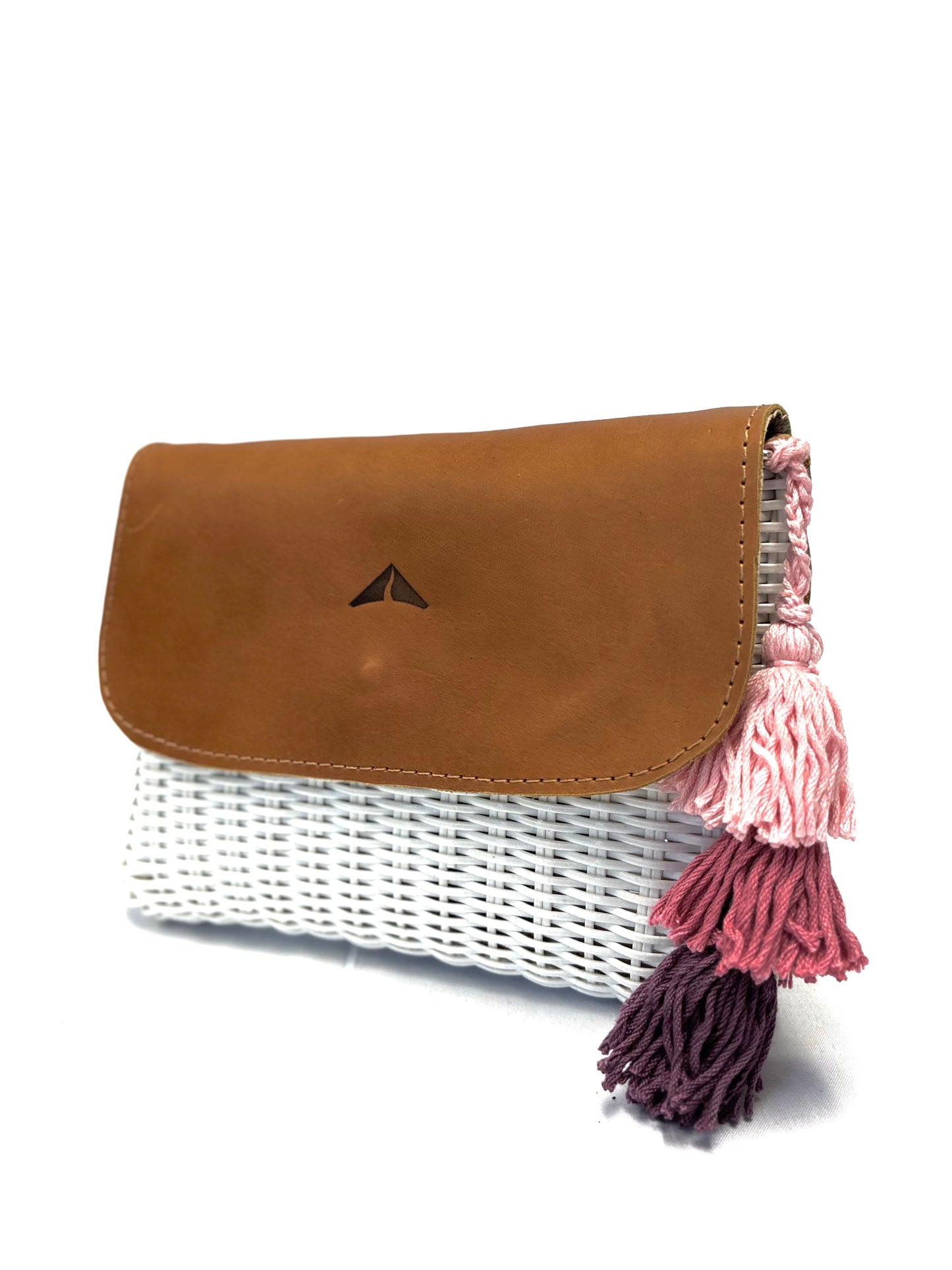 Woven Beach Collection - Mini w/ Sandalwood Leather Accent