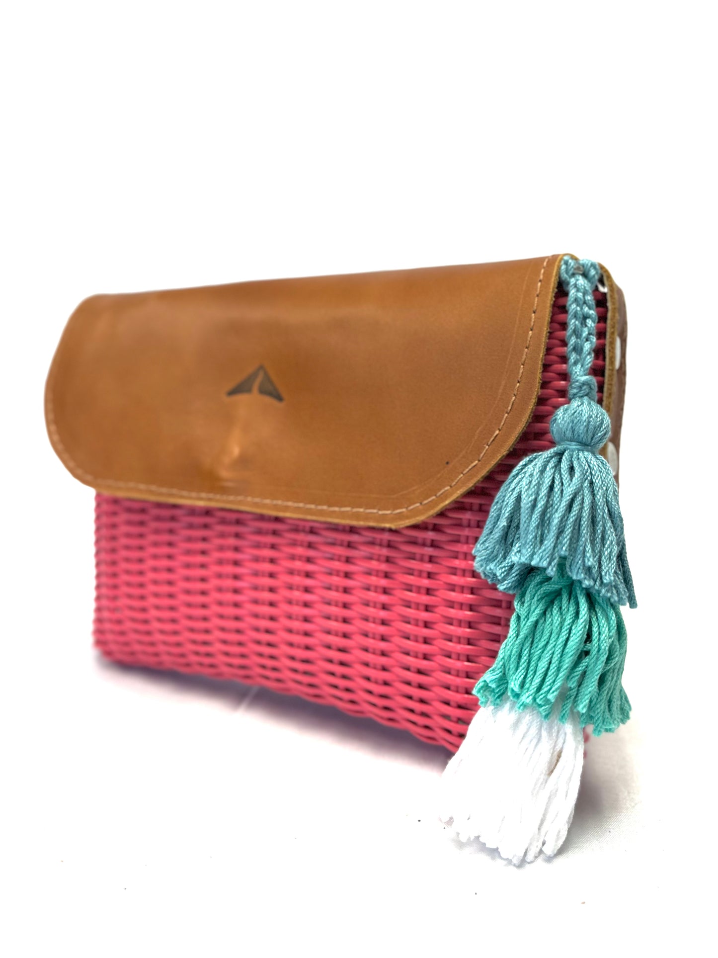 Woven Beach Collection - Mini w/ Sandalwood Leather Accent