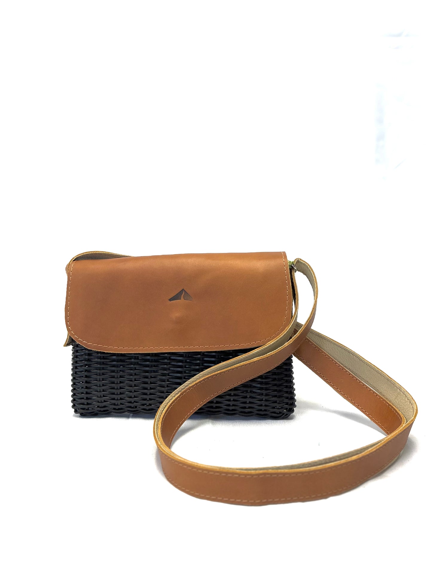 Woven Beach Collection - Mini w/ Sandalwood Leather Accent