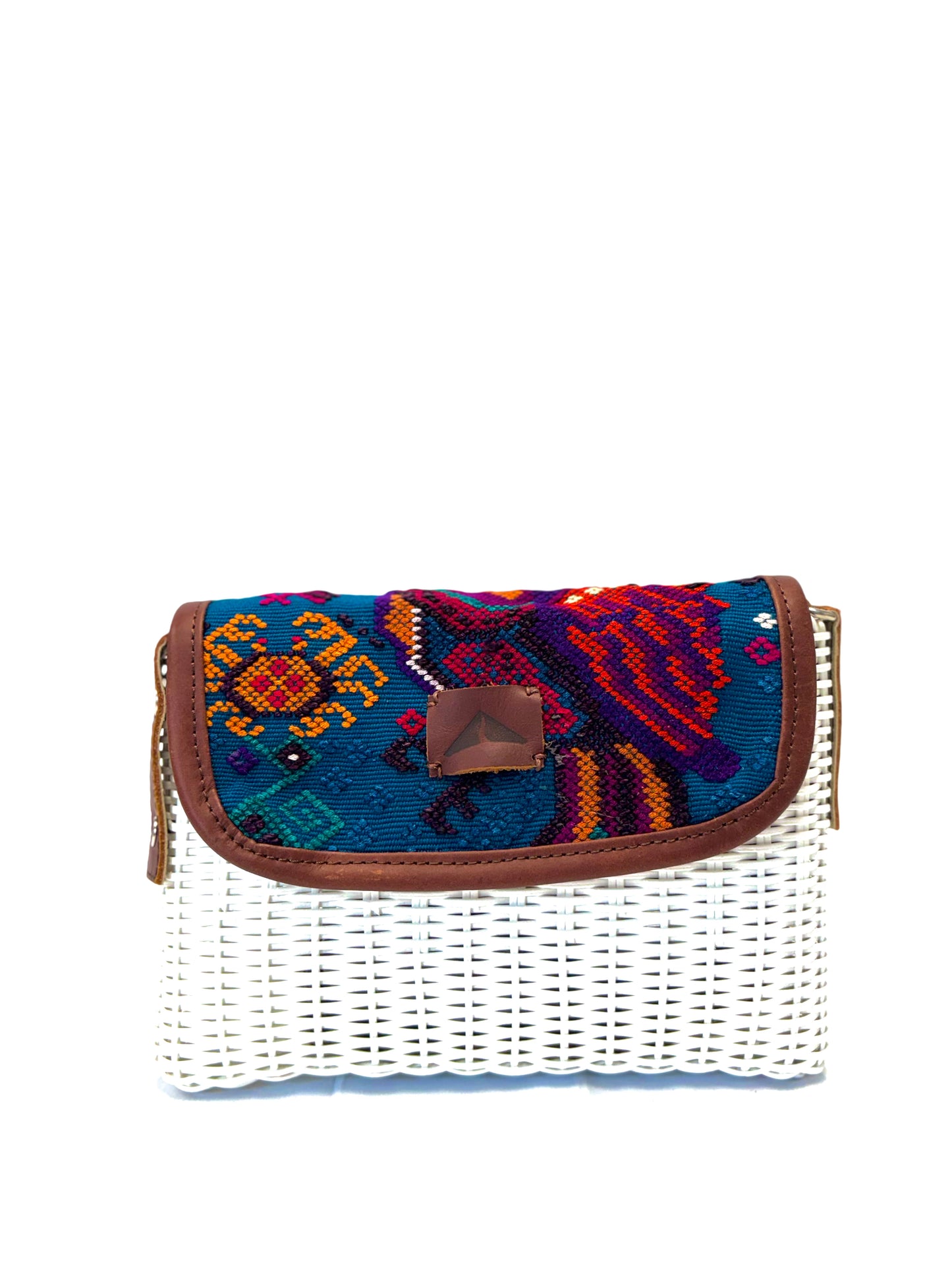 Woven Beach Collection - Crisp White - Mini w/ Fabric