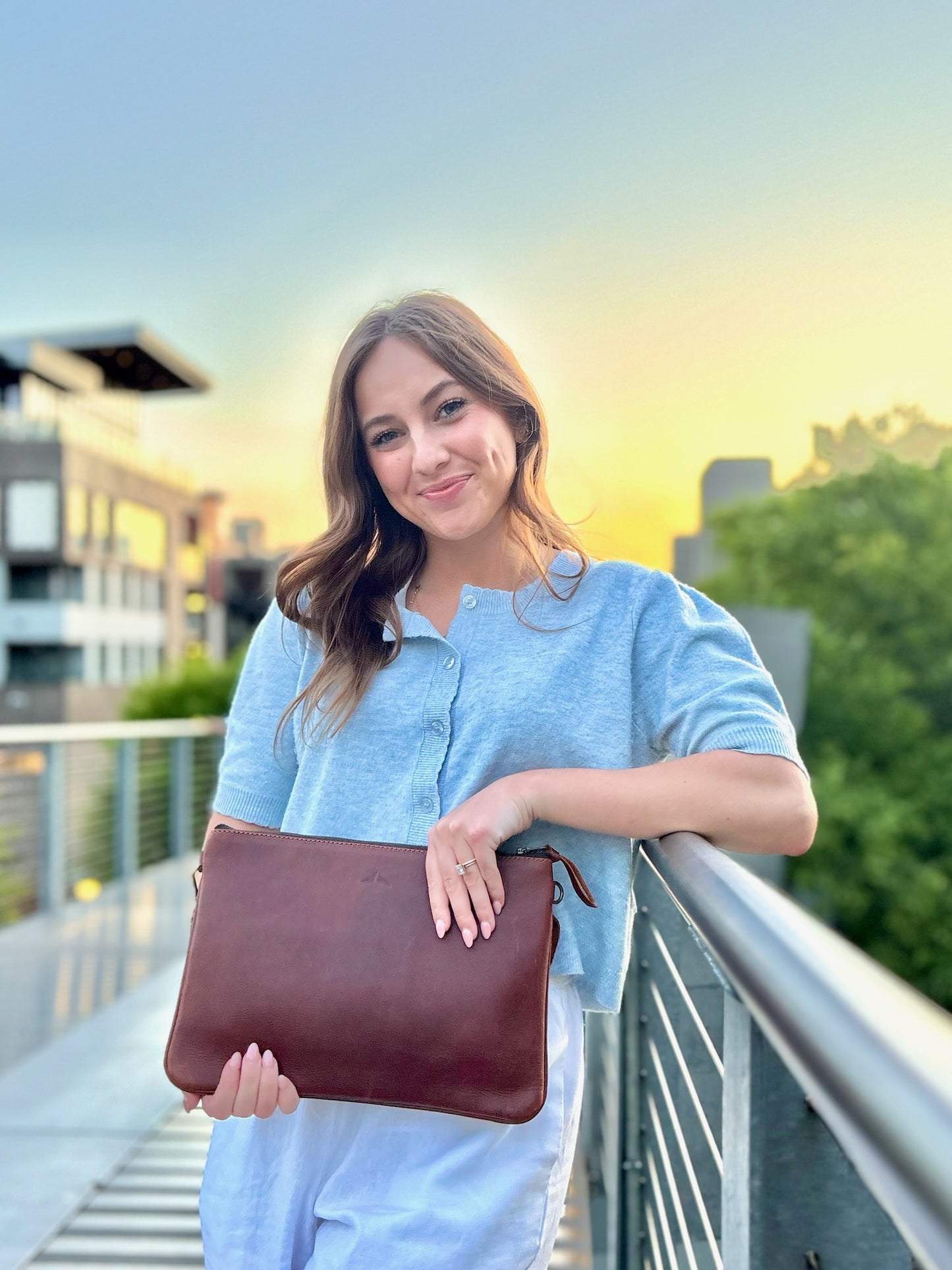 Crossbody Clutch - Mocha