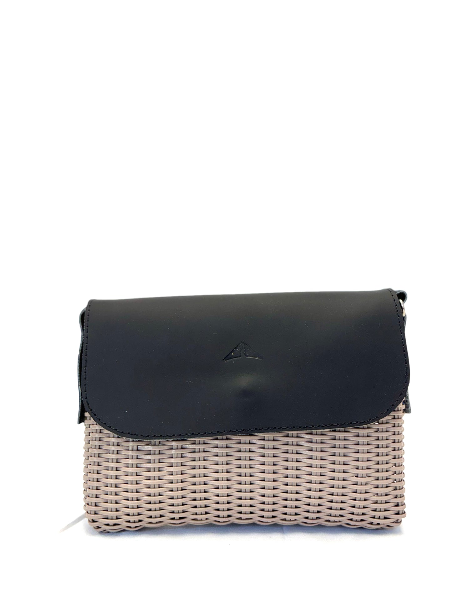 Woven Beach Collection - Mini w/ Black Leather Accent