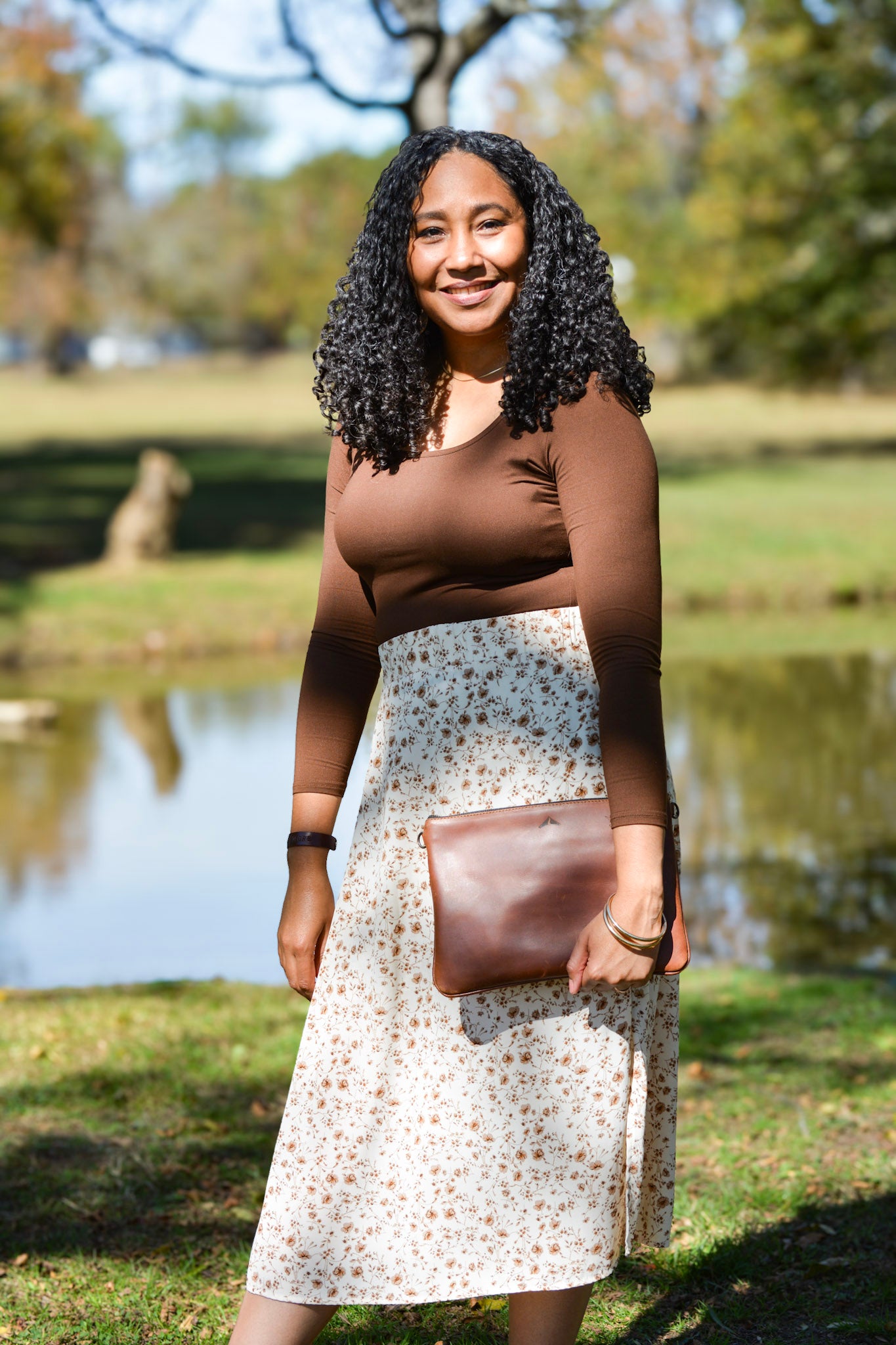 Crossbody Clutch - Mocha