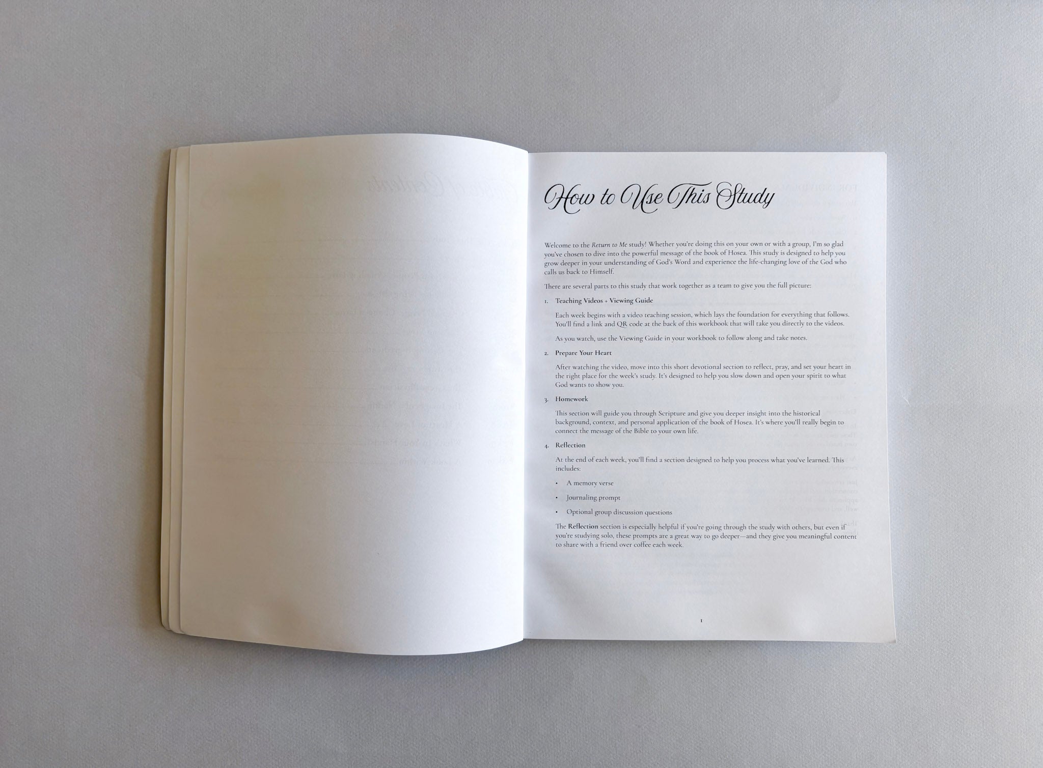 Return To Me Bible Study