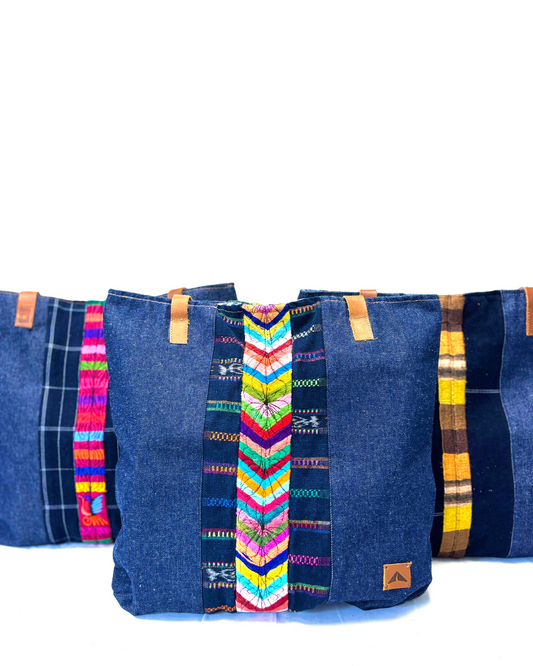 Denim & Texture Bucket - Vibrant Collection