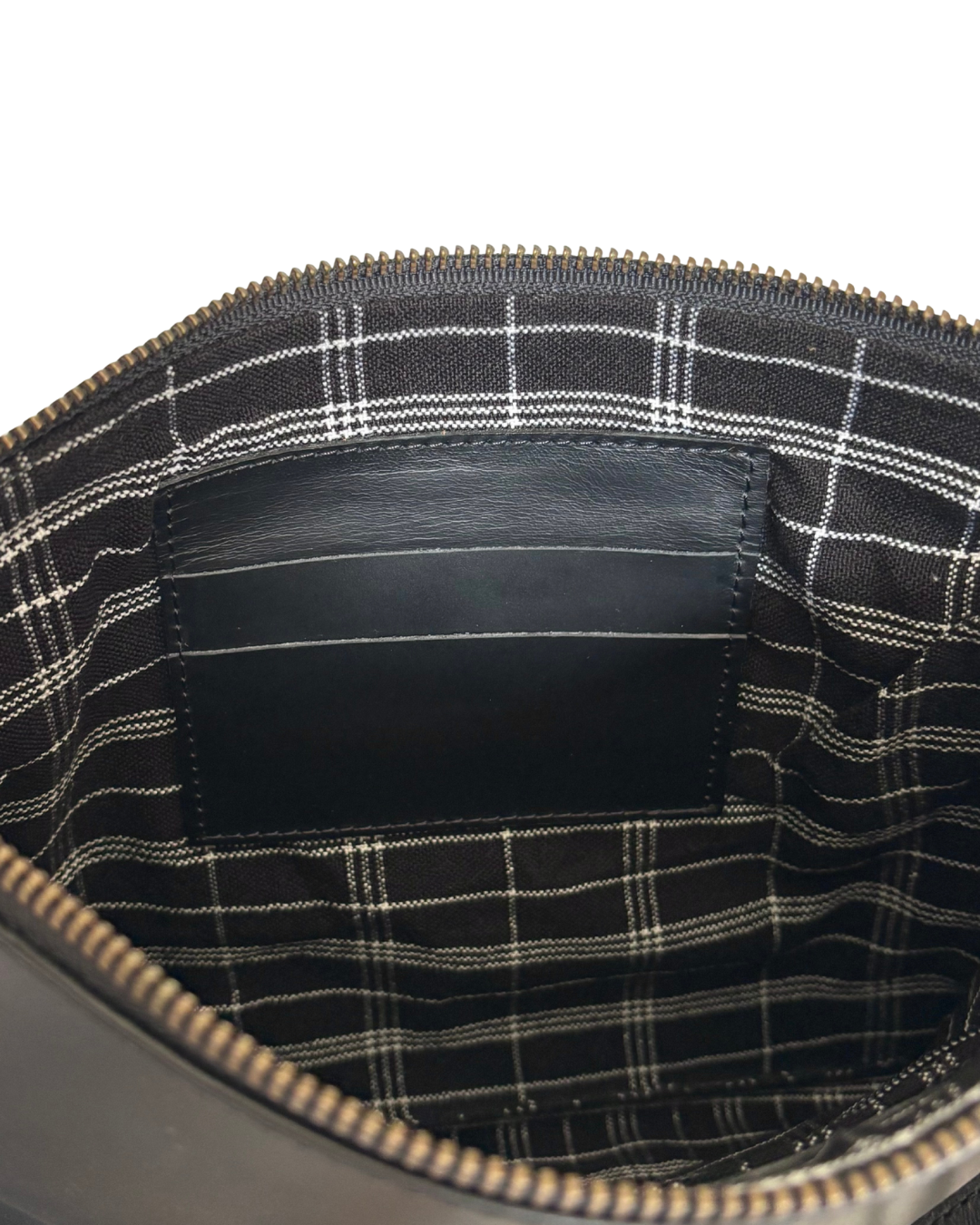 Crossbody w/ Woven Guatemalan Strap - Black