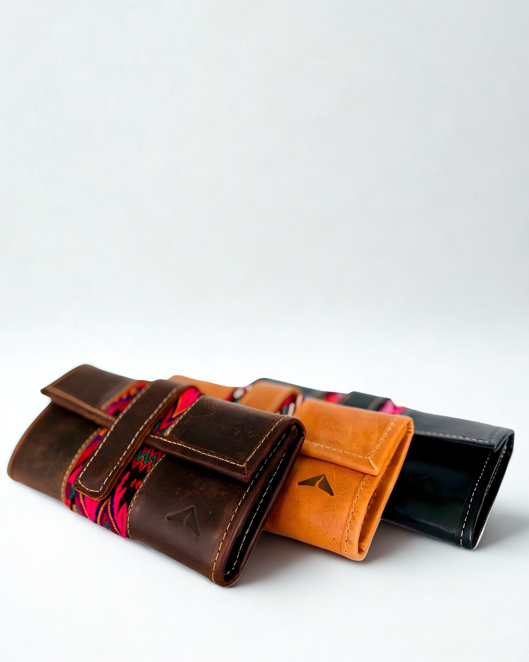 Artisan Textile & Leather Wallet