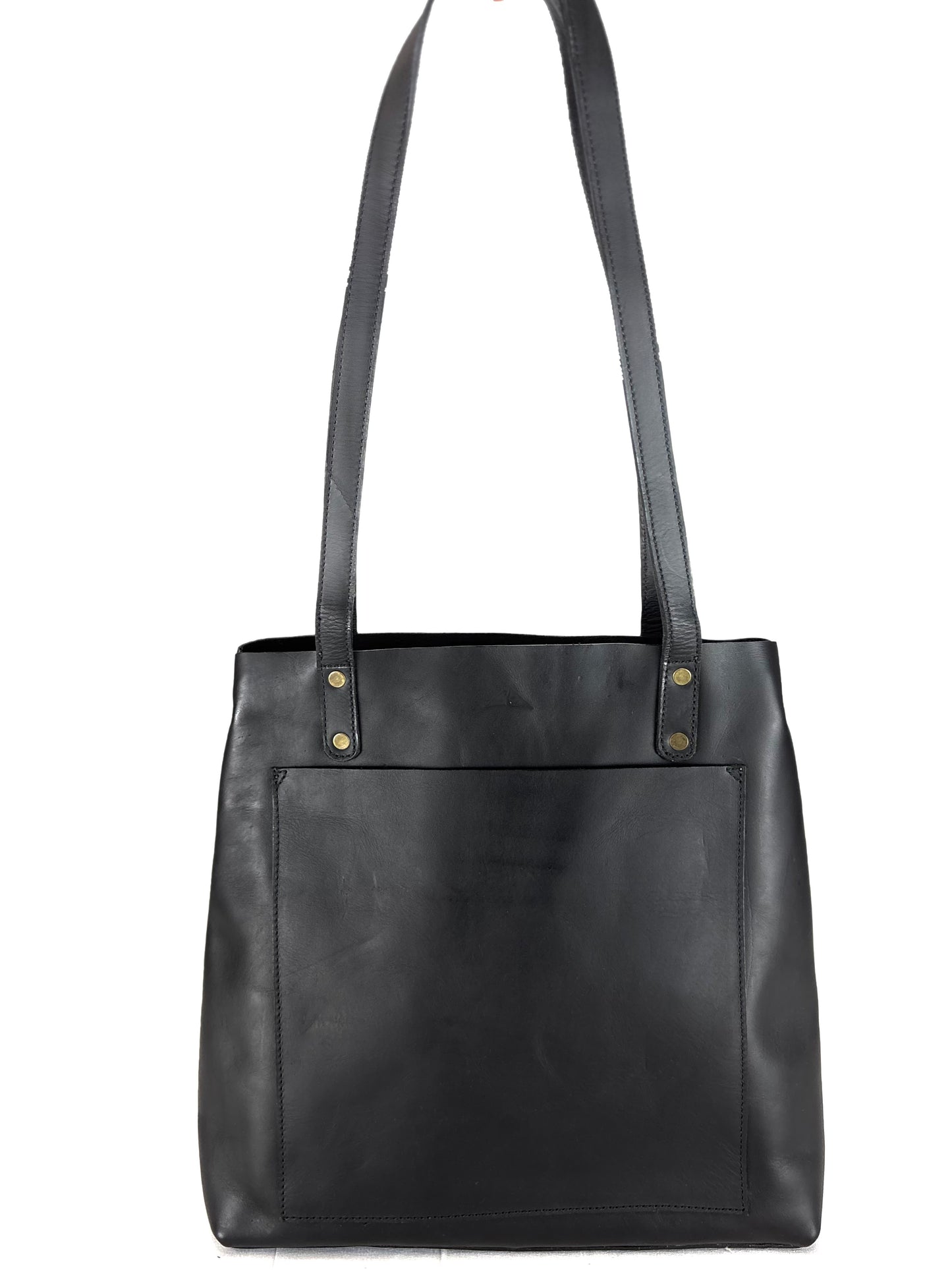 The Perfect Leather Bucket - Midnight Black