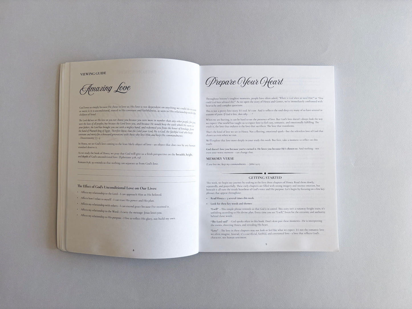 Return To Me Bible Study