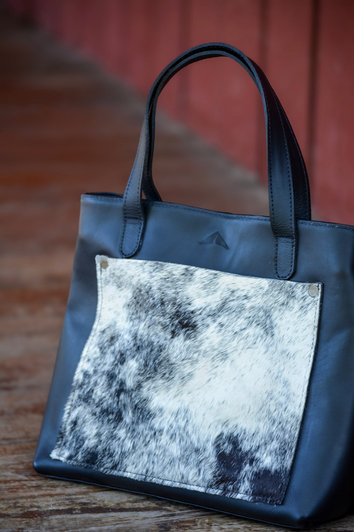The Perfect Leather Handbag w/ Cowhide Pocket