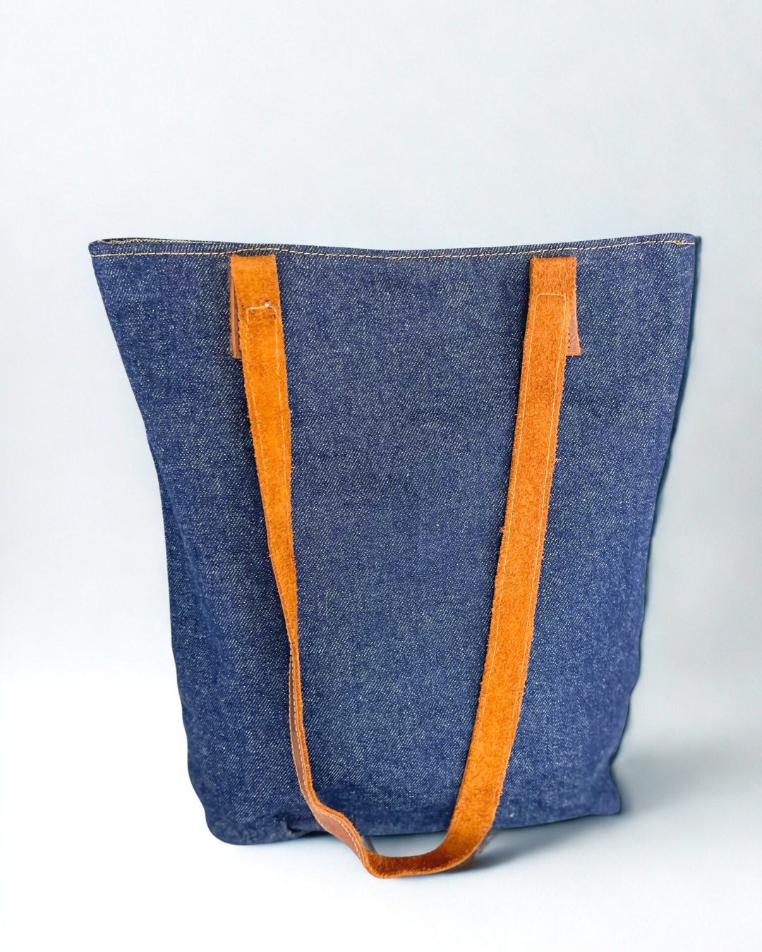 Denim & Burlap Bucket