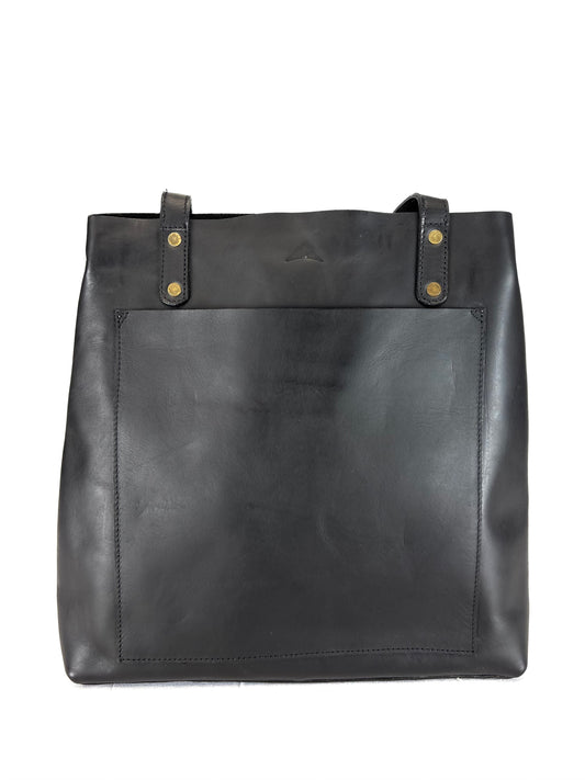 The Perfect Leather Bucket - Midnight Black