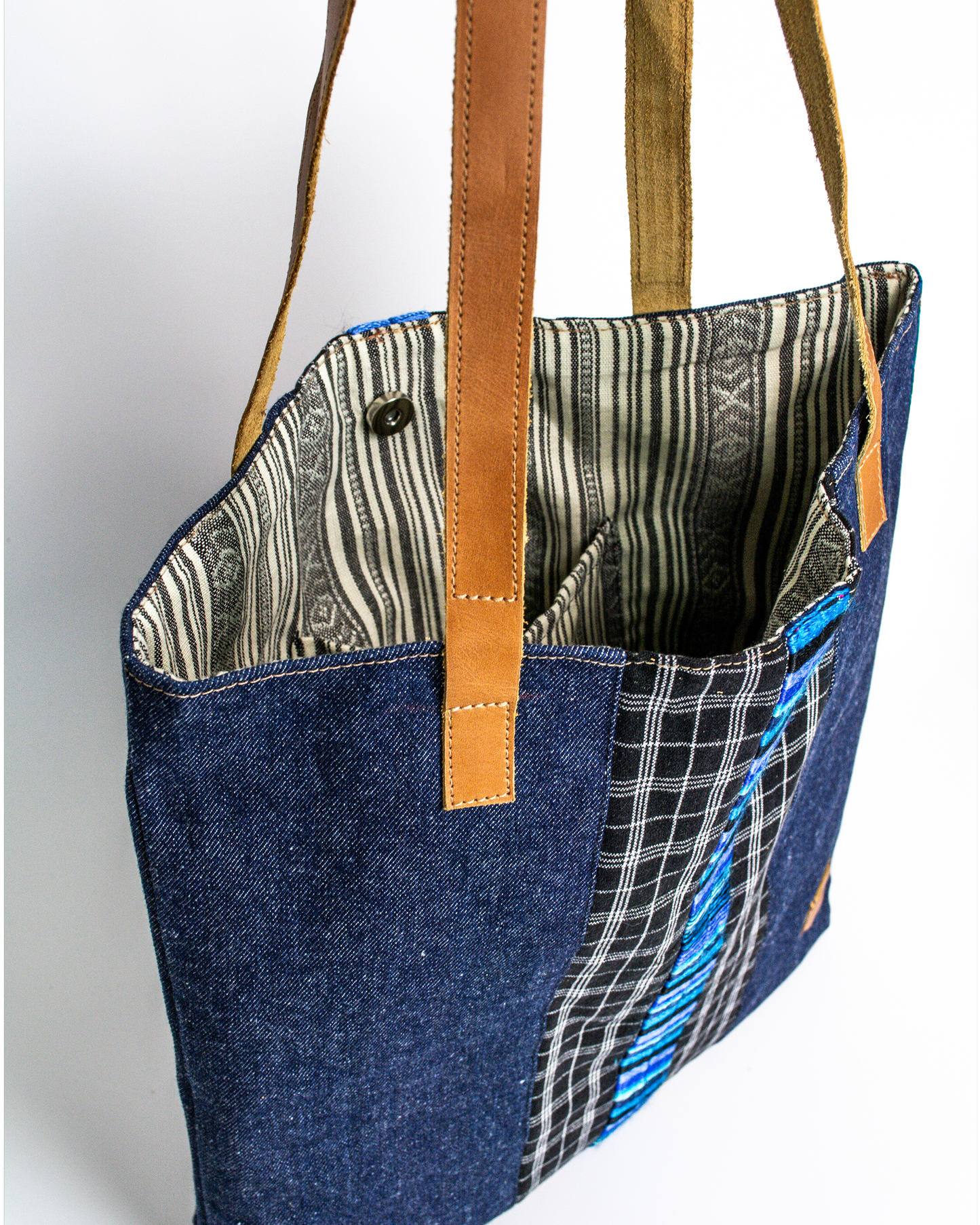 Denim & Texture Bucket - Vibrant Collection