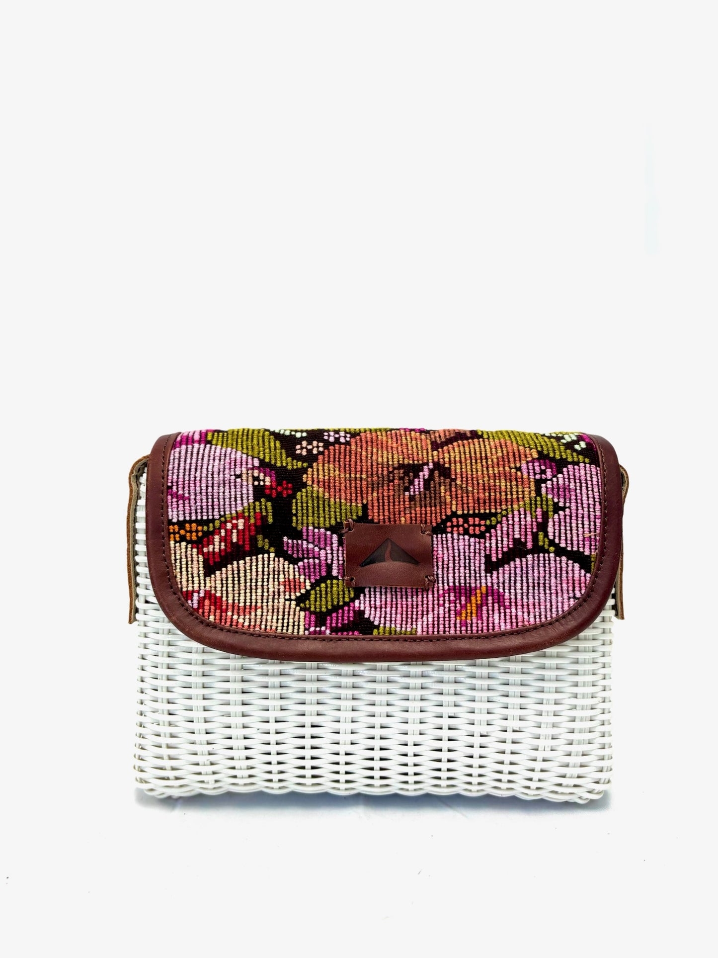 Woven Beach Collection - Crisp White - Mini w/ Fabric