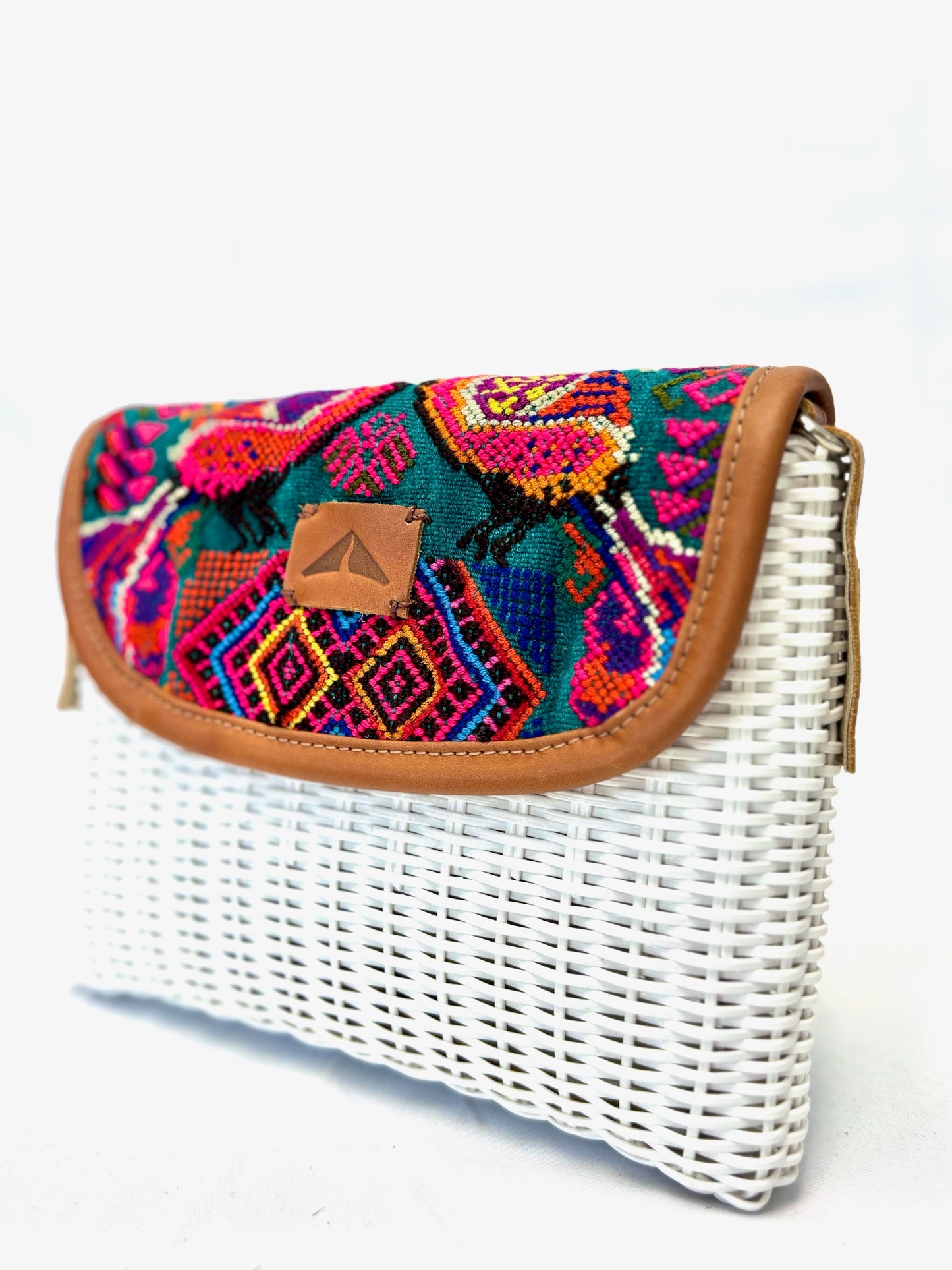 Woven Beach Collection - Crisp White - Mini w/ Fabric
