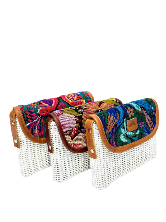 Woven Beach Collection - Crisp White - Mini w/ Fabric