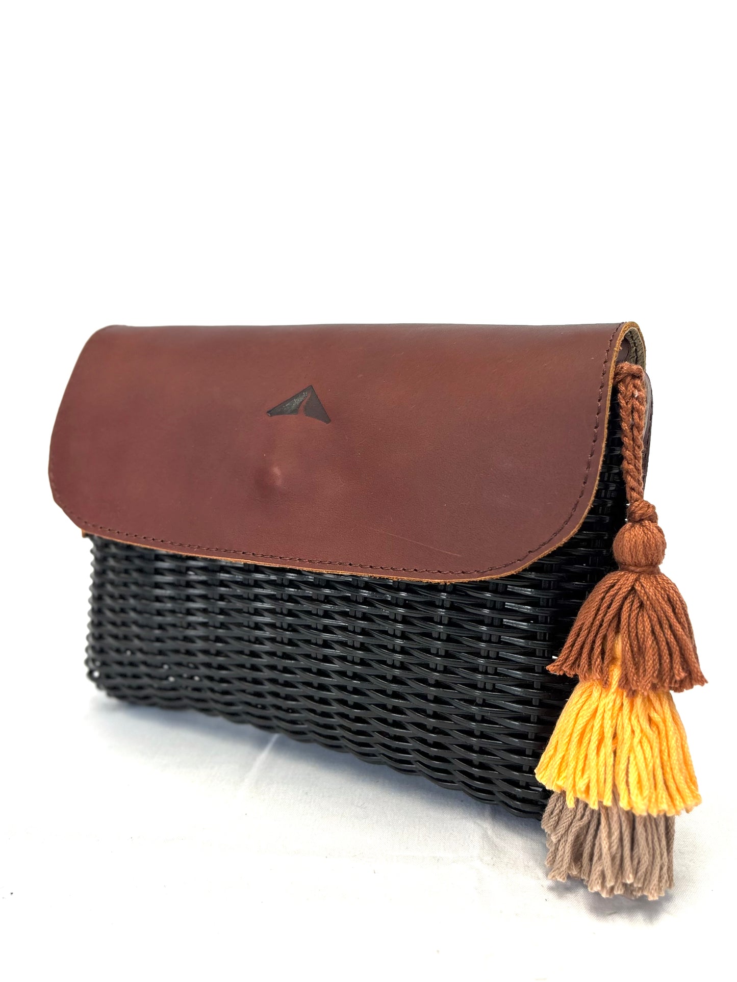Woven Beach Collection - Mini w/ Mocha Leather Accent