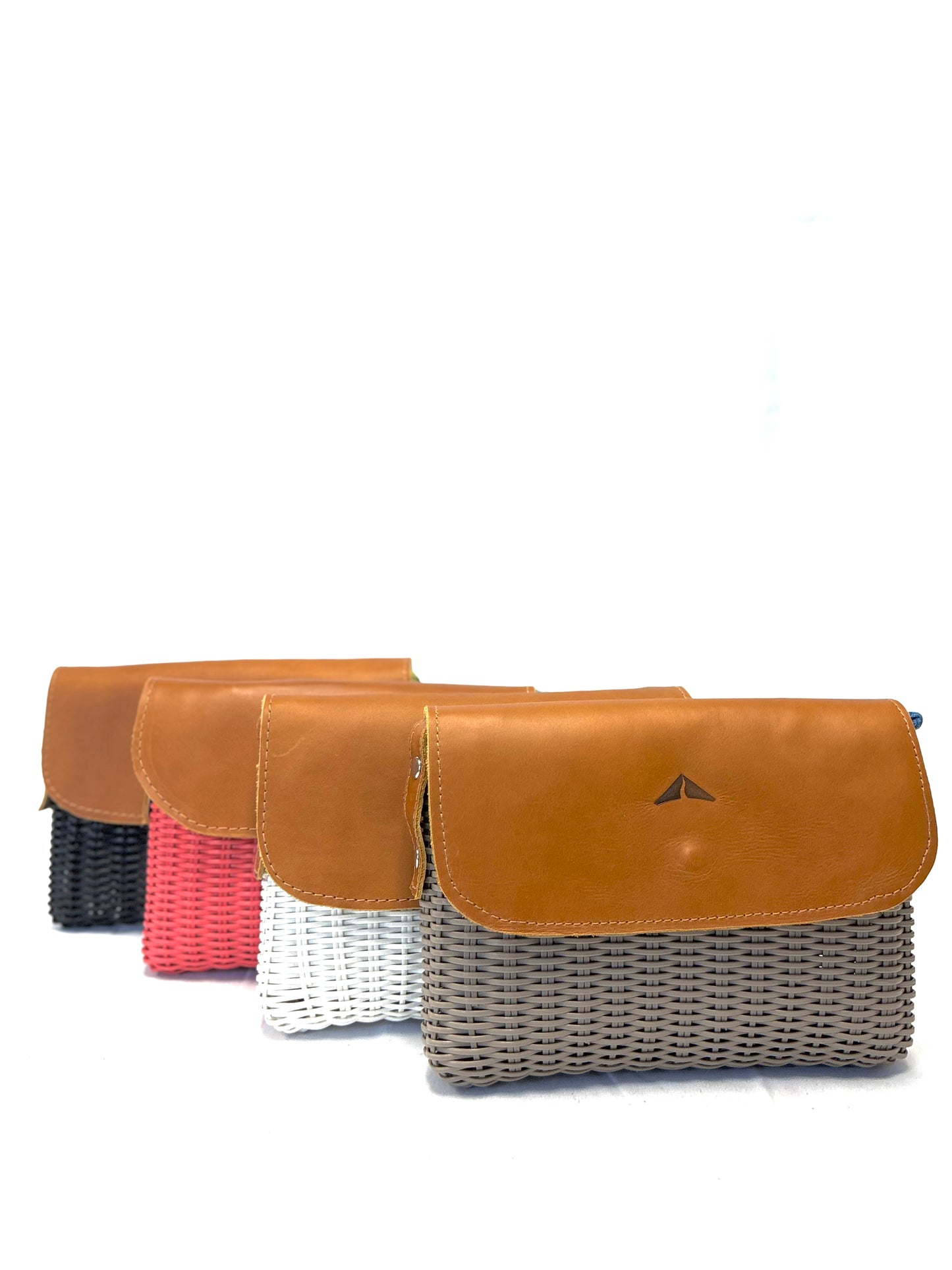 Woven Beach Collection - Mini w/ Sandalwood Leather Accent
