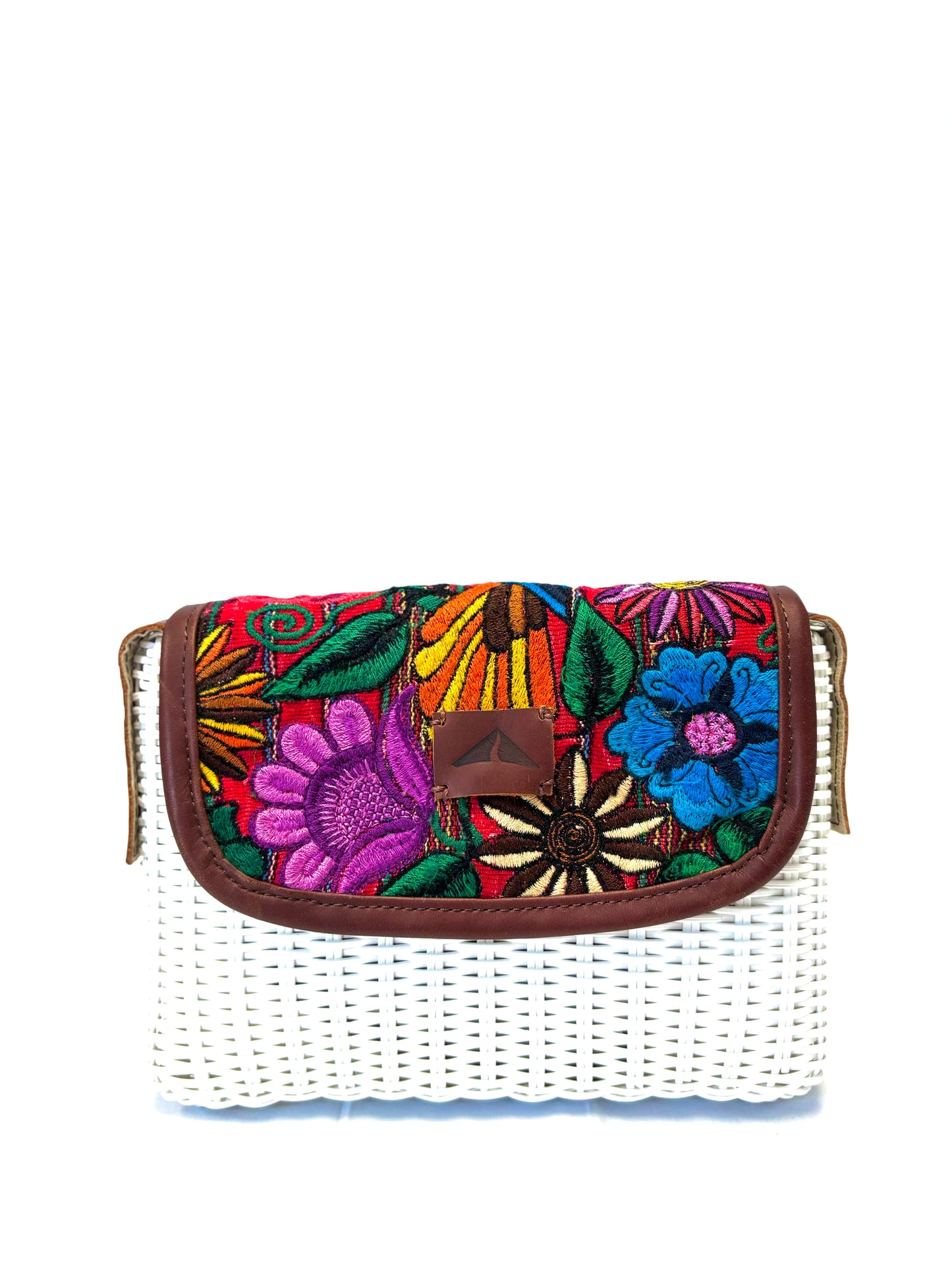 Woven Beach Collection - Crisp White - Mini w/ Fabric
