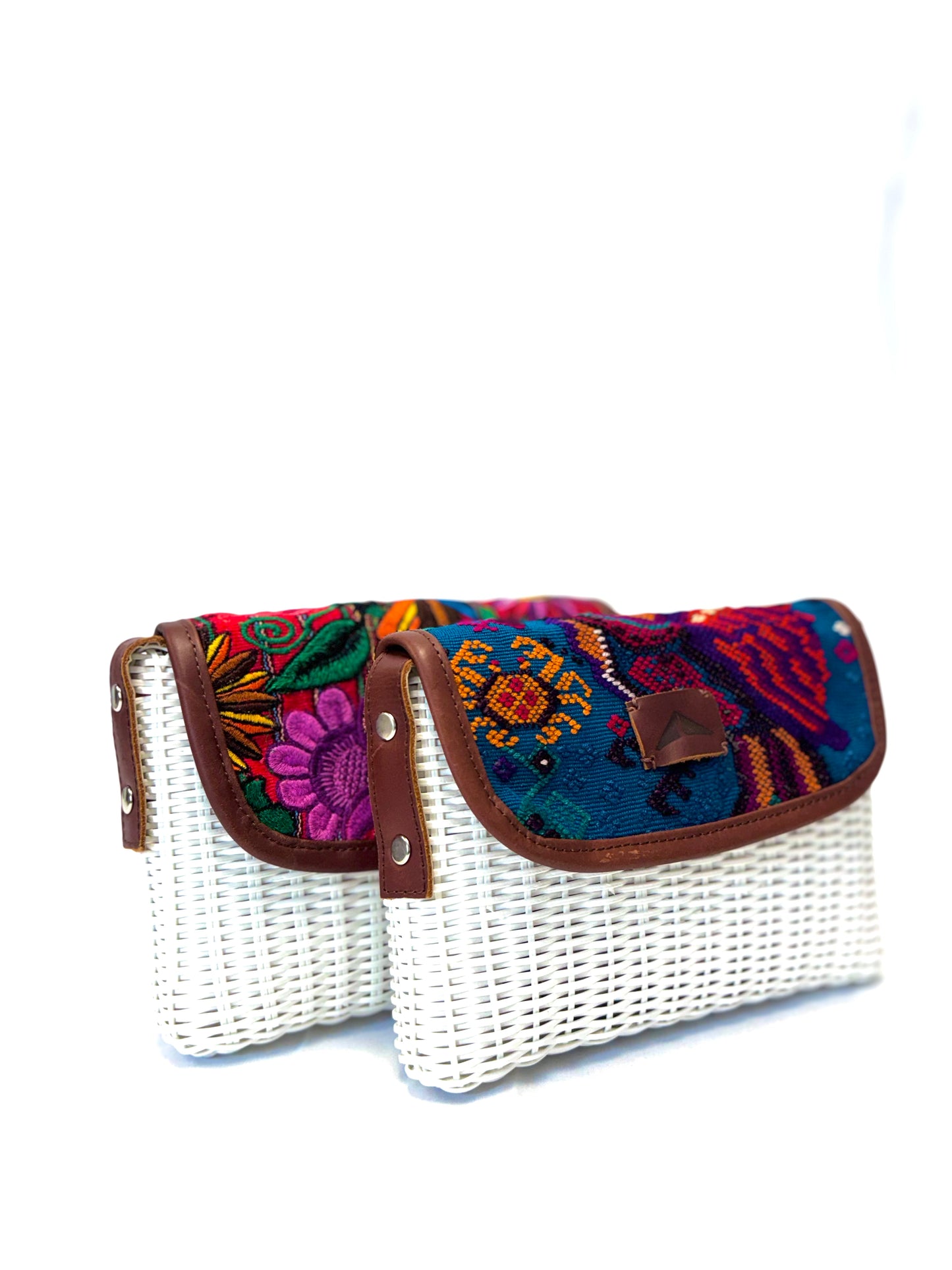 Woven Beach Collection - Crisp White - Mini w/ Fabric