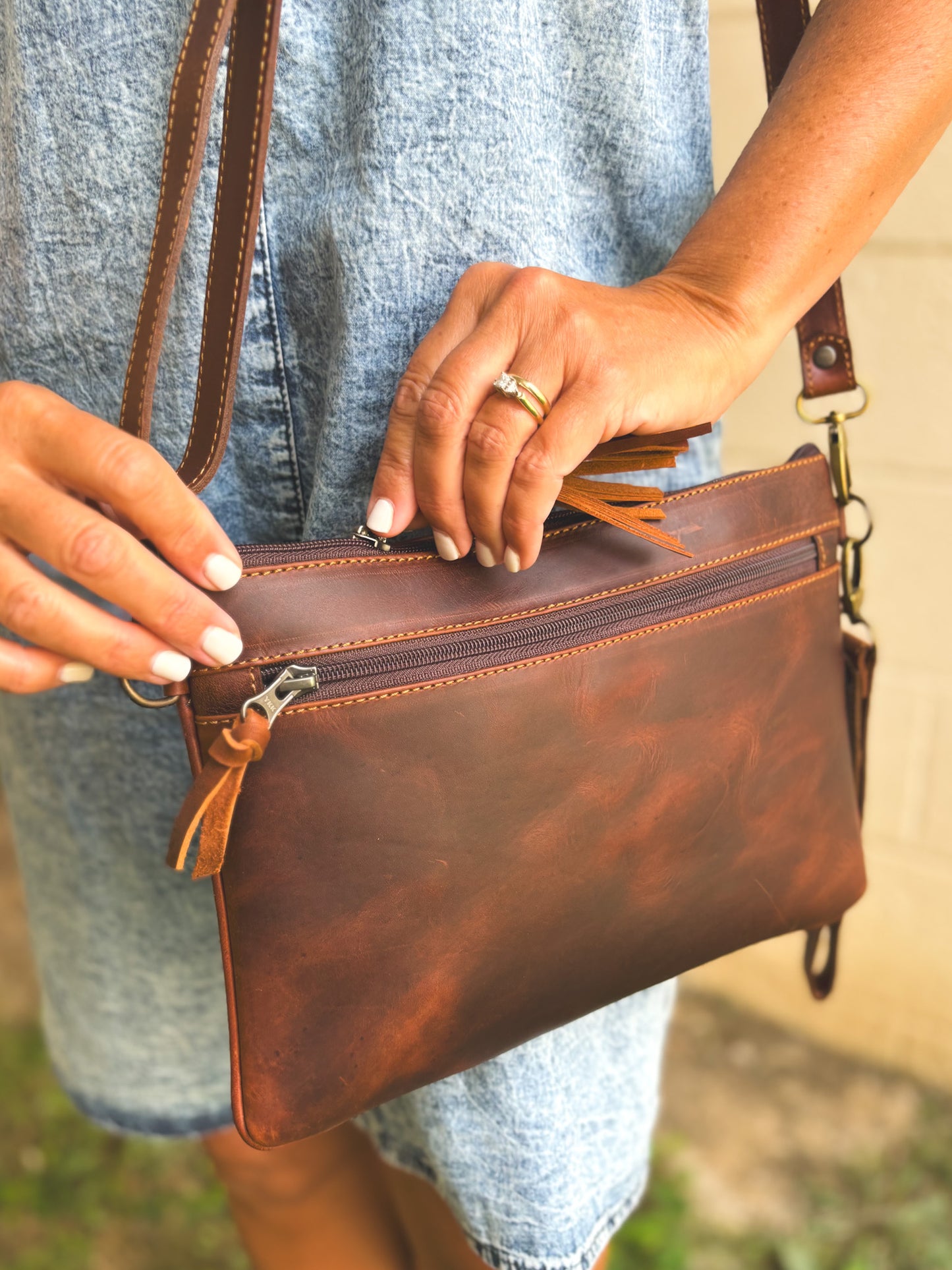 Crossbody Clutch - Mocha