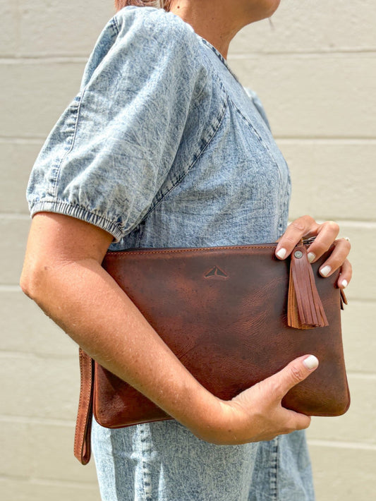 Crossbody Clutch - Mocha