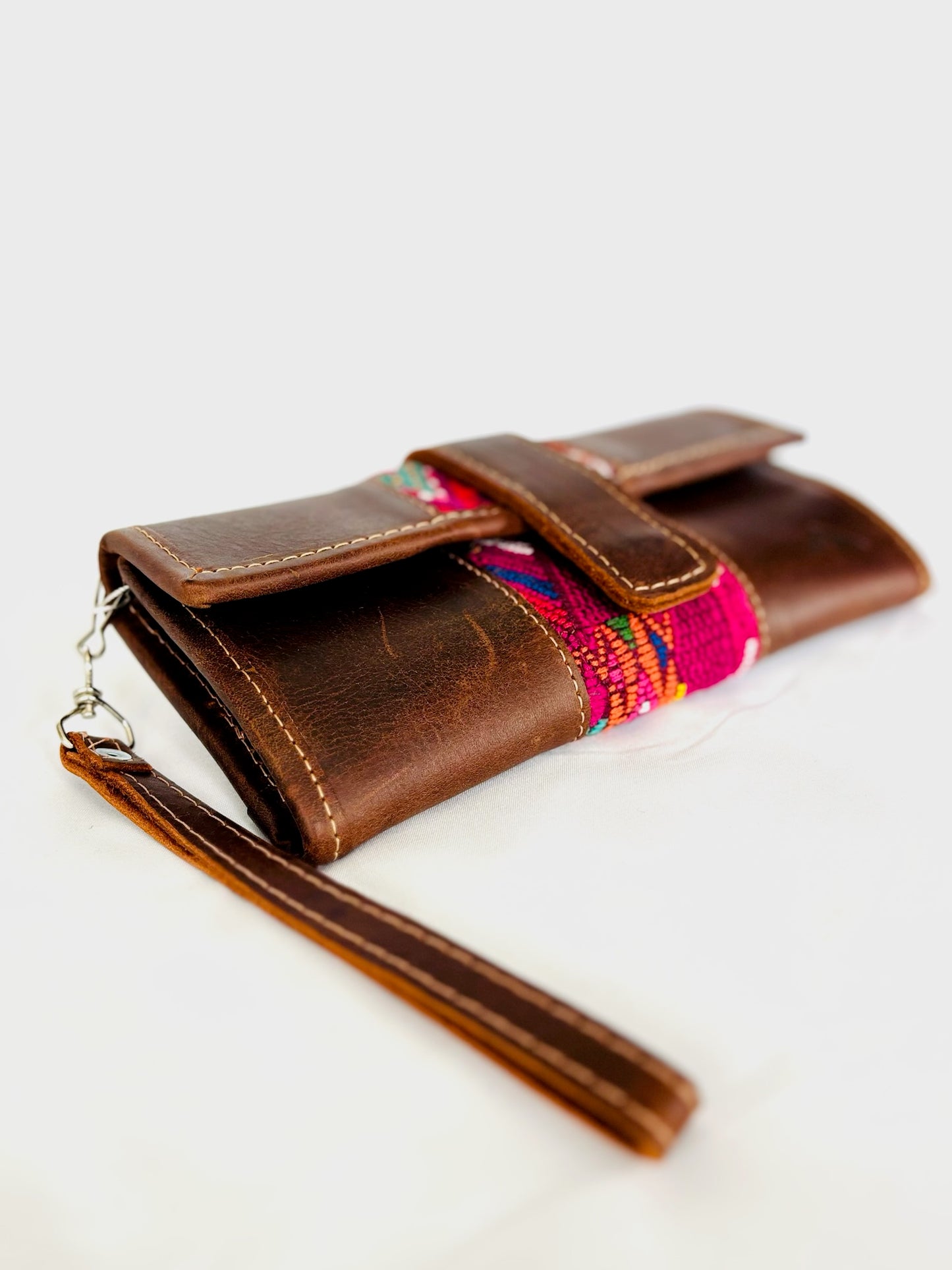 Artisan Textile & Leather Wallet