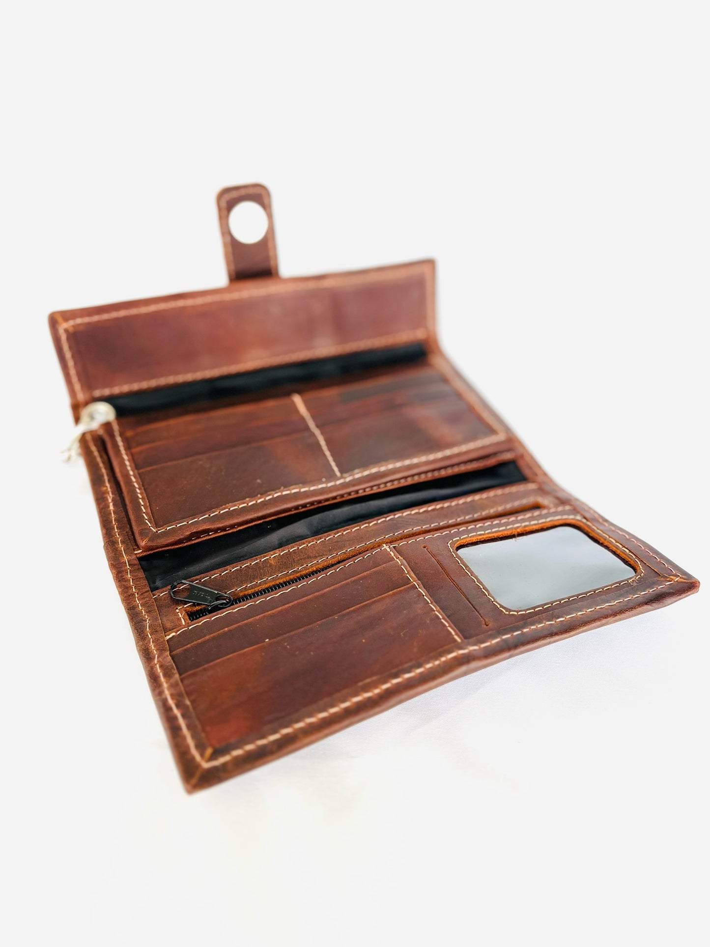 Artisan Textile & Leather Wallet