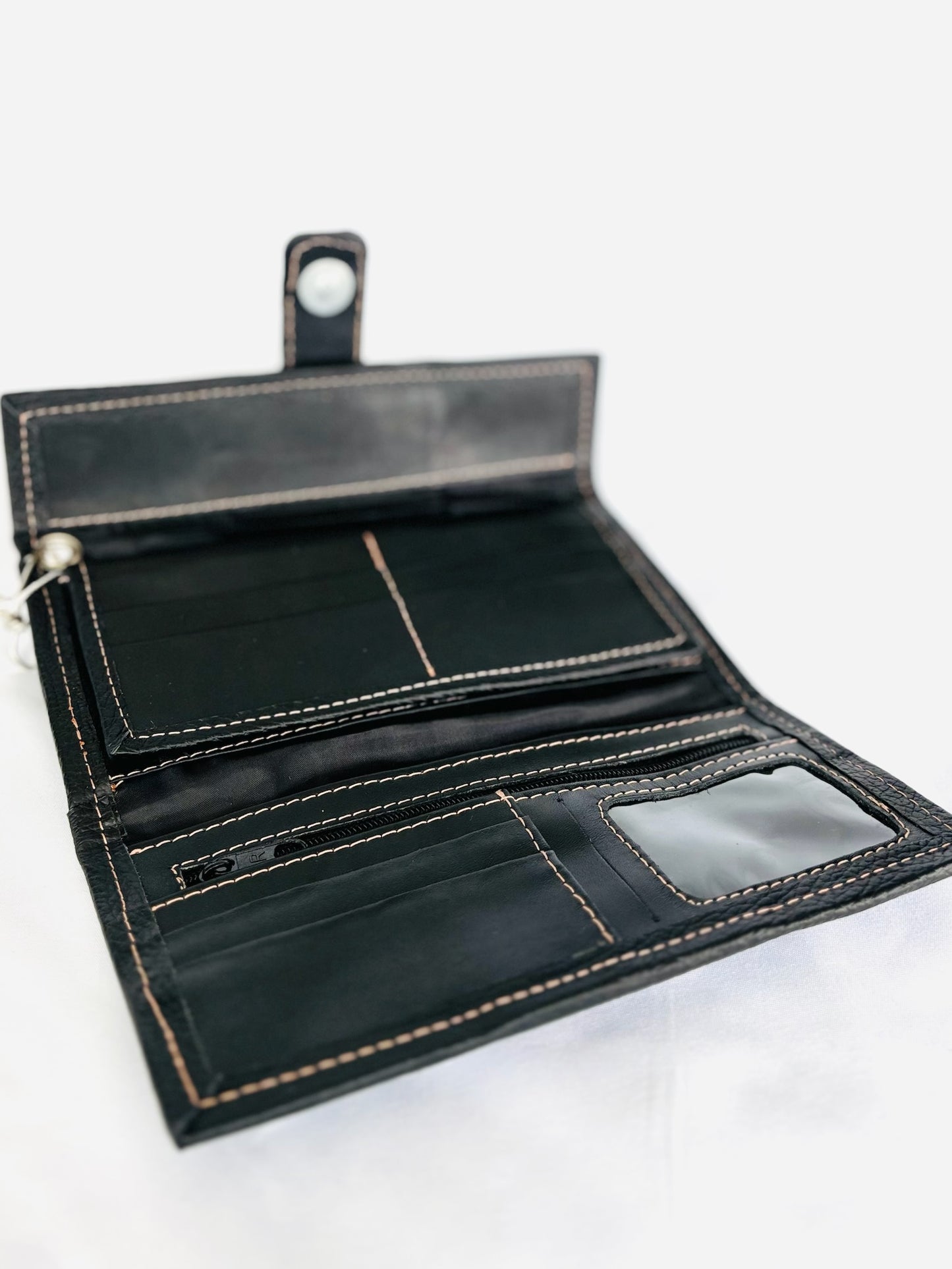 Artisan Textile & Leather Wallet