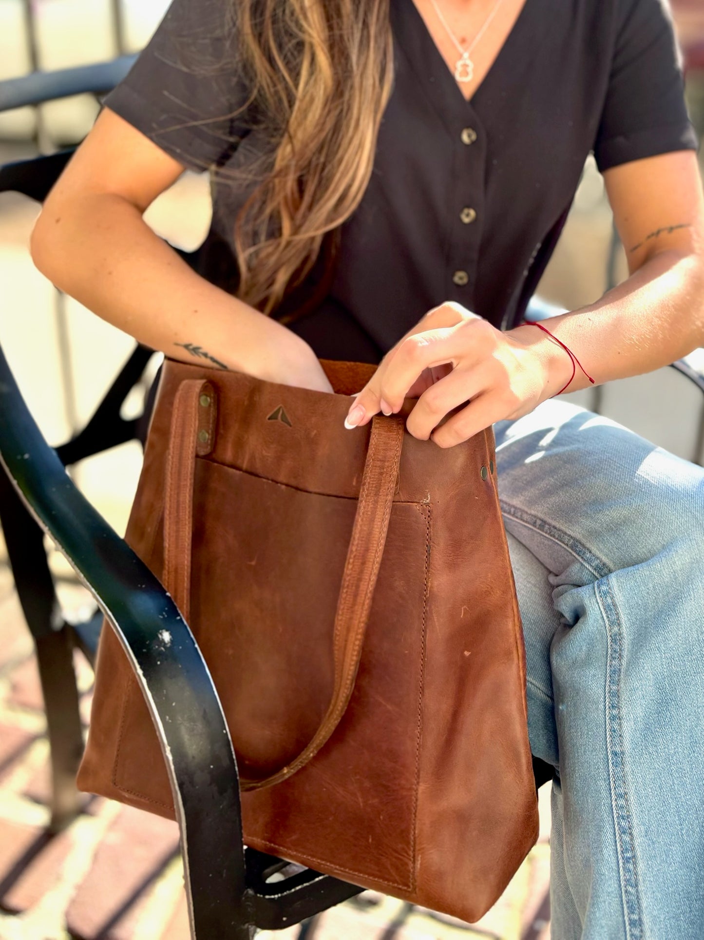 The Perfect Leather Bucket - Mocha