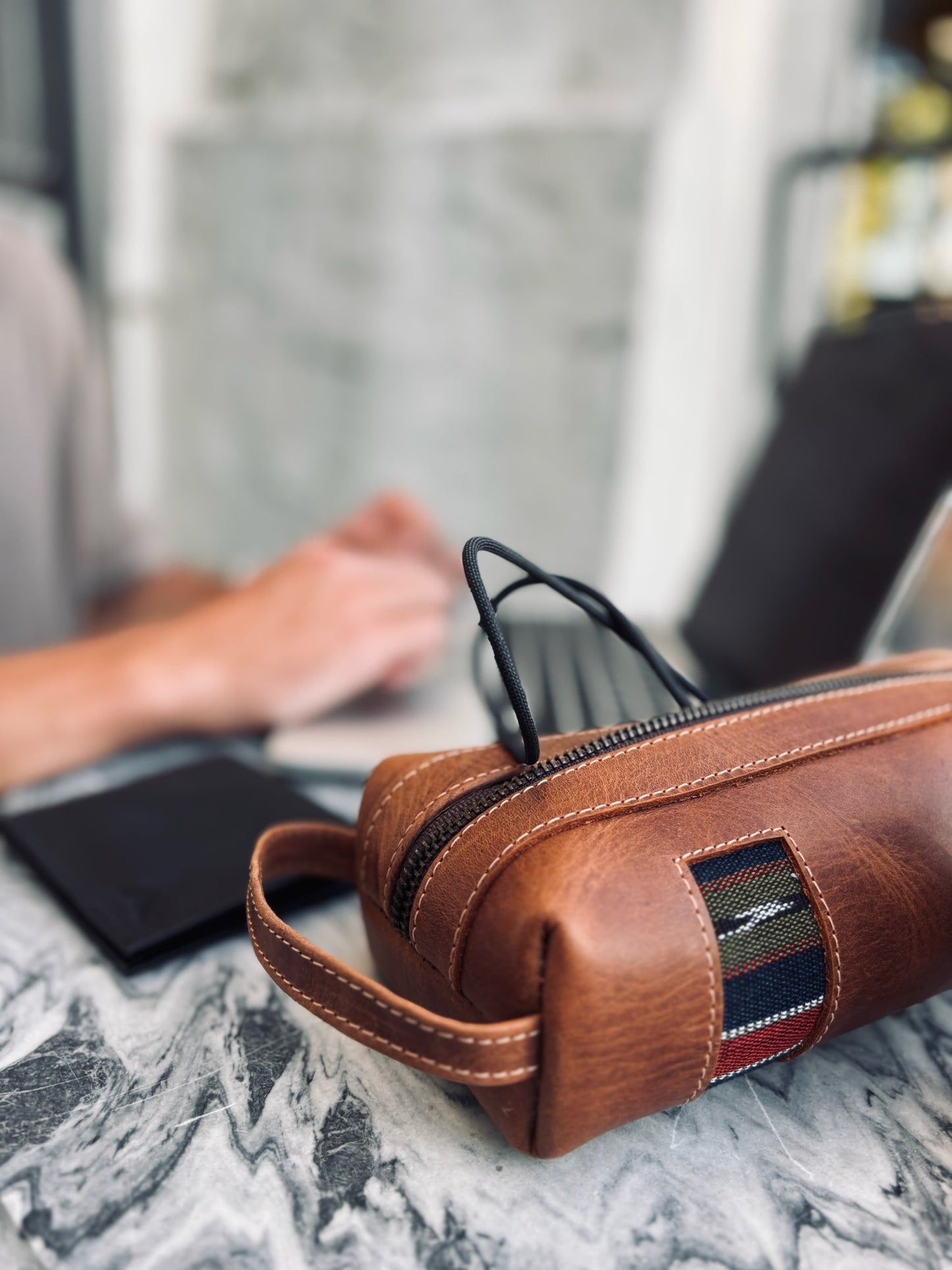 The del Campo Men’s Small Leather Tote