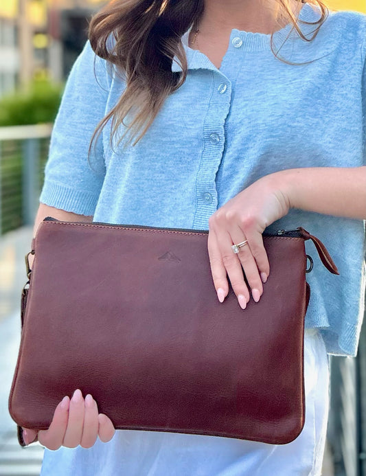 Crossbody Clutch - Mocha