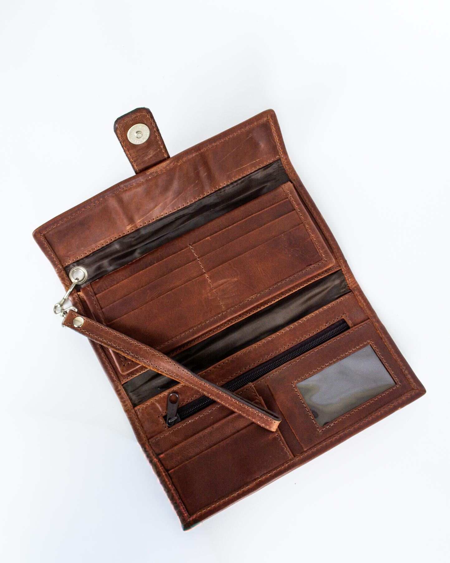 Artisan Textile & Leather Wallet
