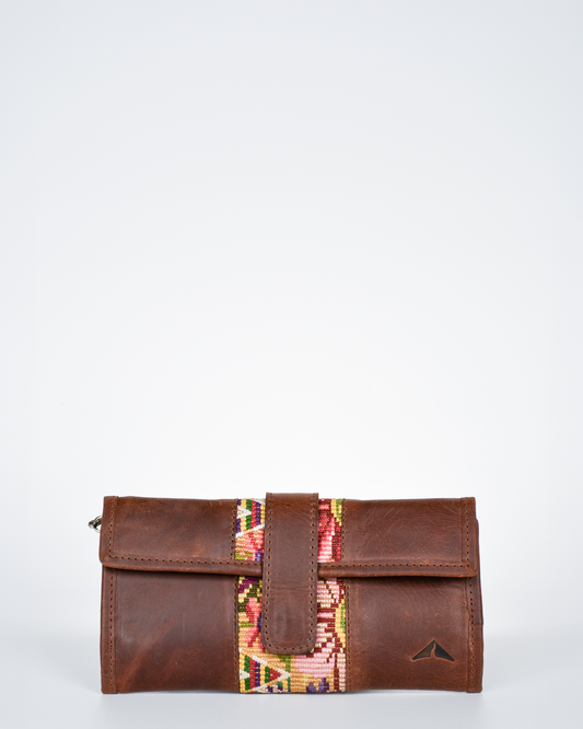 Artisan Textile & Leather Wallet