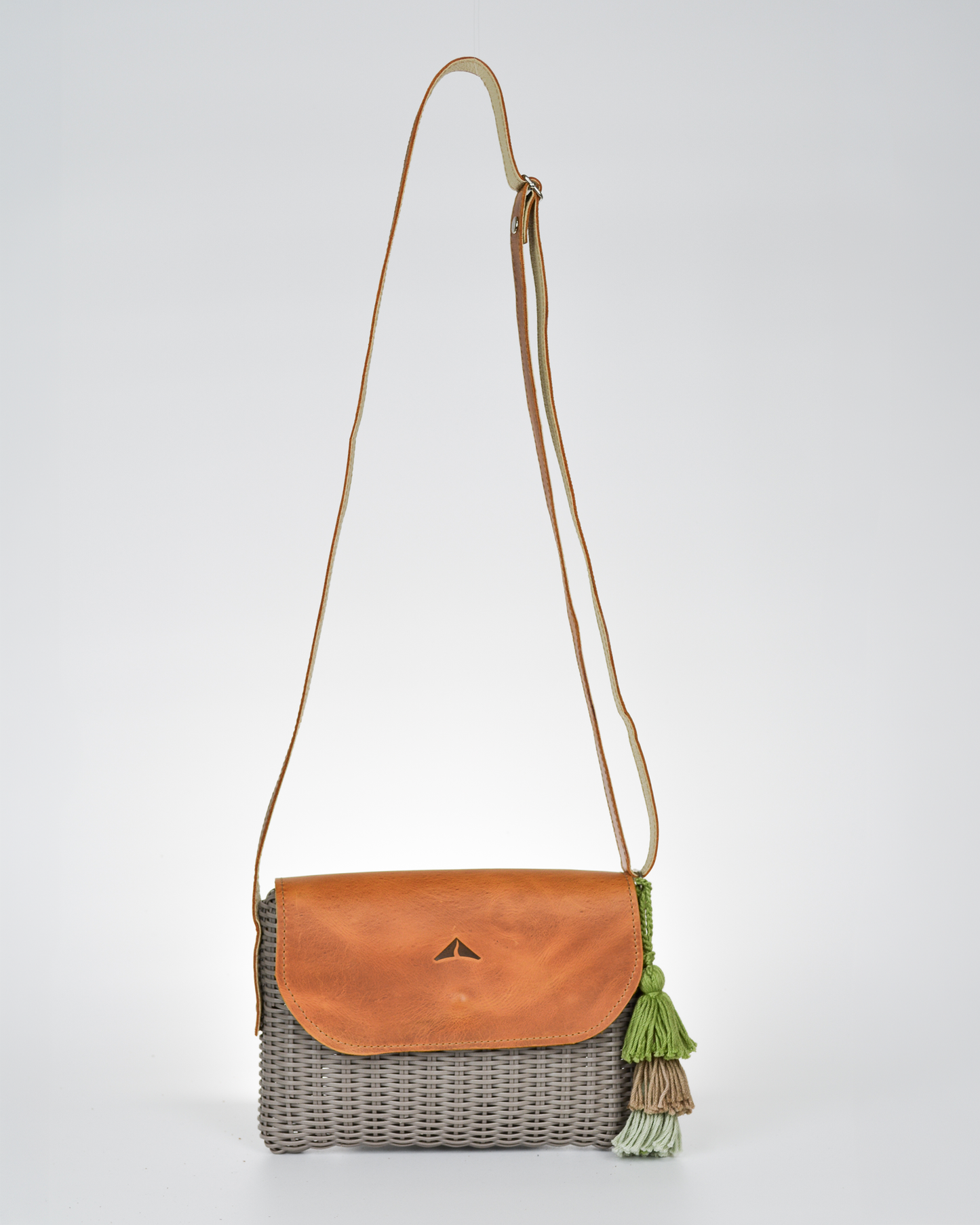 Woven Beach Collection - Mini w/ Sandalwood Leather Accent