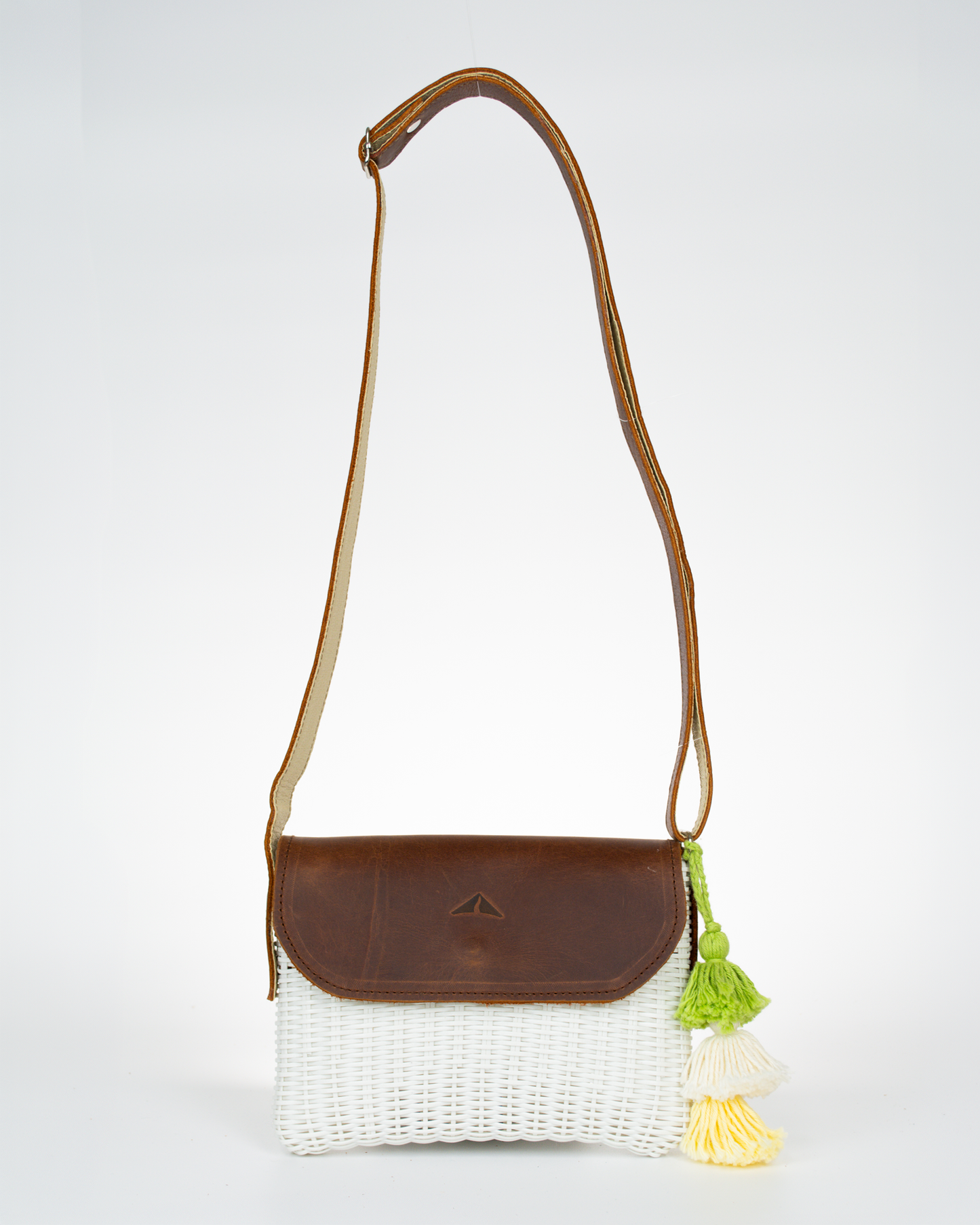 Woven Beach Collection - Mini w/ Mocha Leather Accent