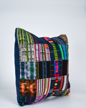 Patchwork Pillowcase with Velvet Backing