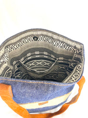 Denim & Burlap Bucket