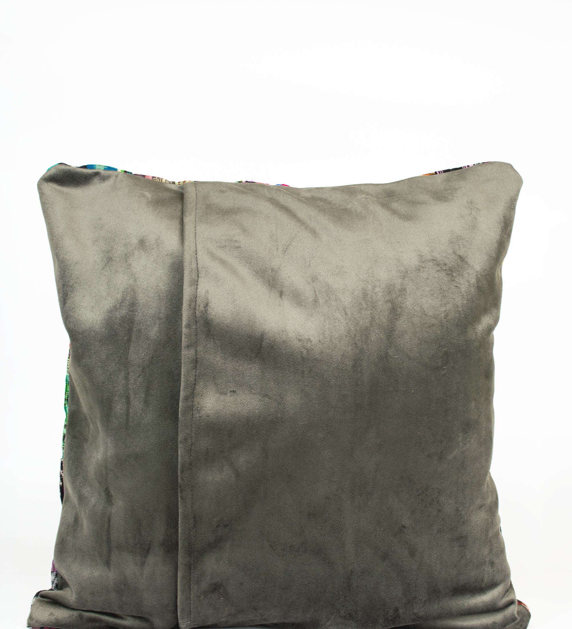 Patchwork Pillowcase with Velvet Backing